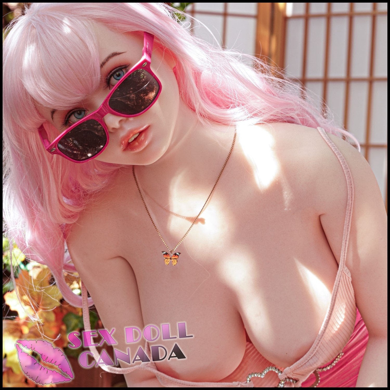 Piper Realistic Sex Doll Big Ass Butt Pink Purple Hair Huge Tits Boobs