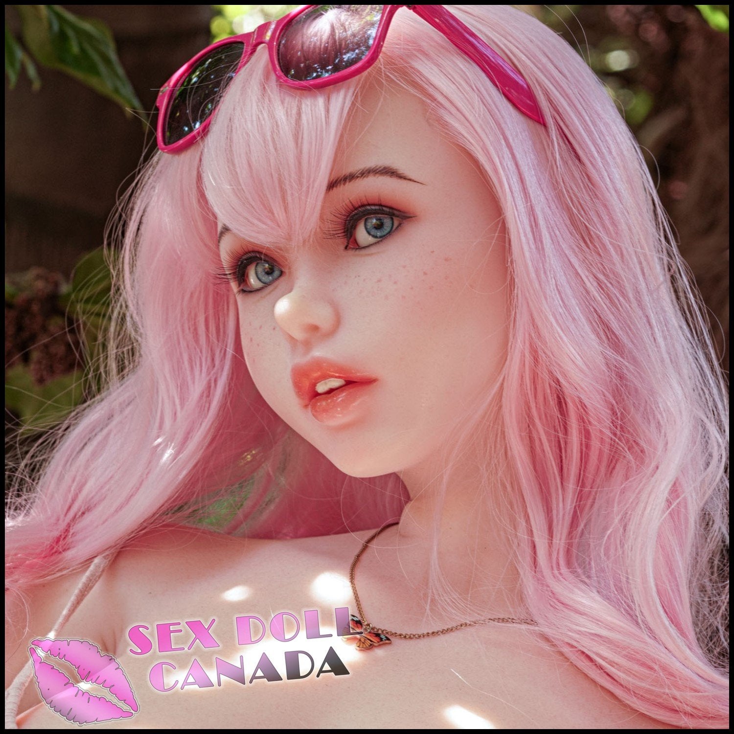 Piper Realistic Sex Doll Small Waist Pink Purple Hair Big Ass Butt