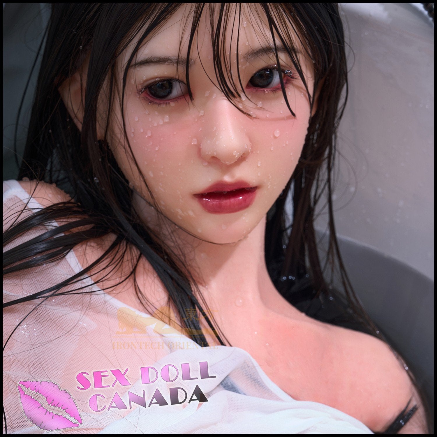 IRONTECH Realistic Sex Doll Big Ass Butt Black Hair Big Tits Breasts