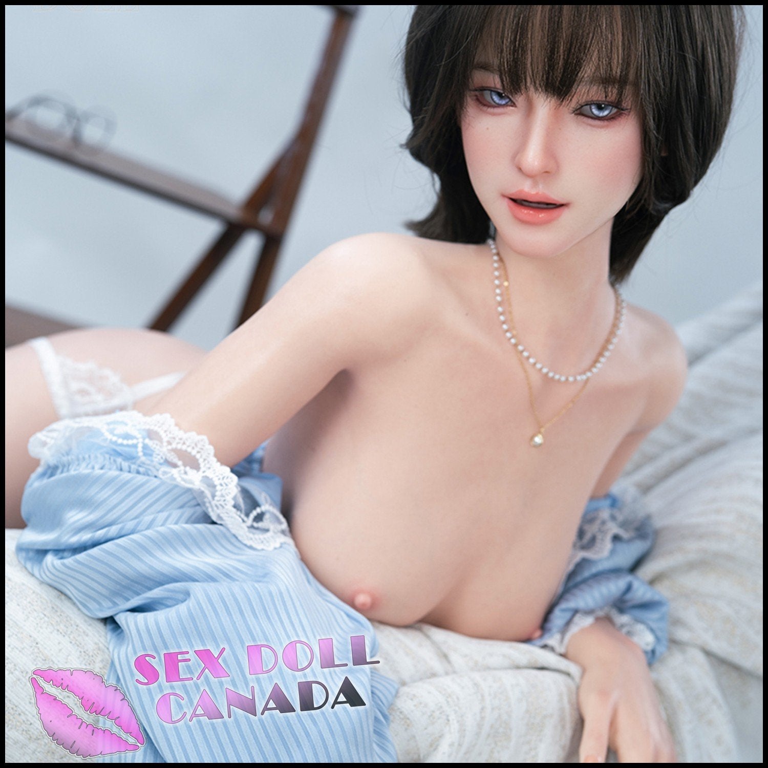 SE Doll Realistic Sex Doll Small Tits Boobs Black Hair Short Petite