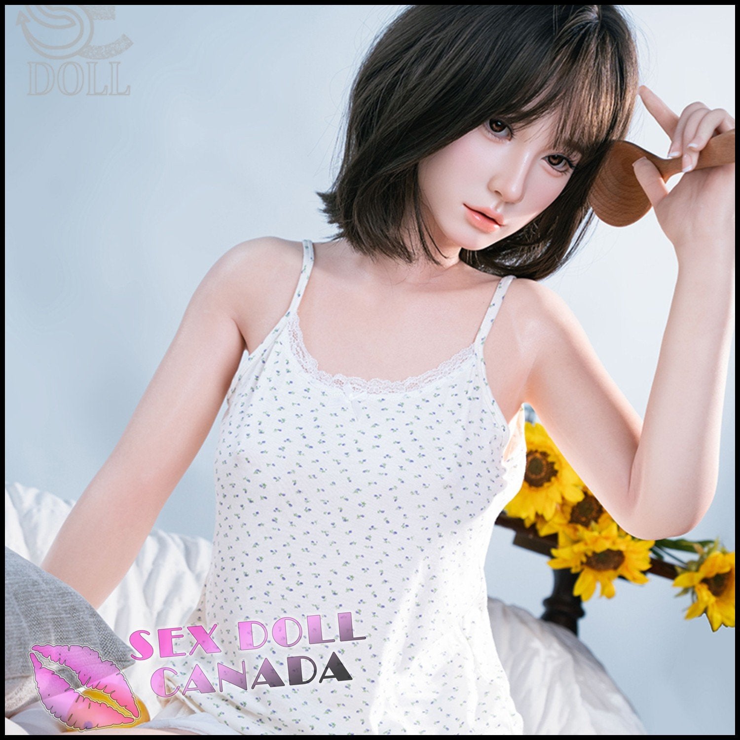 SE Doll Realistic Sex Doll Black Hair Asian Japanese Chinese Brunette Hair