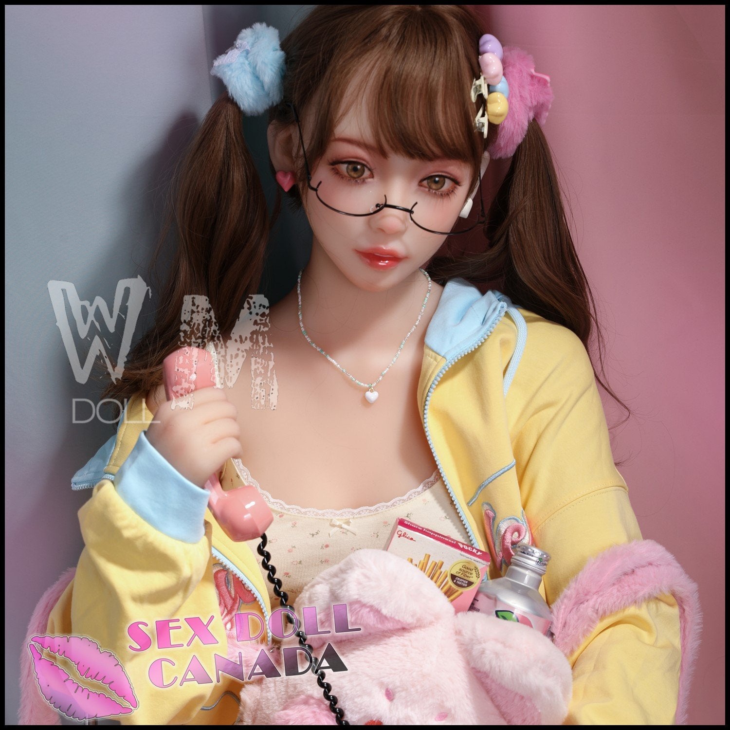 WM Doll Realistic Sex Doll Asian Japanese Chinese Brunette Hair Big Tits Breasts