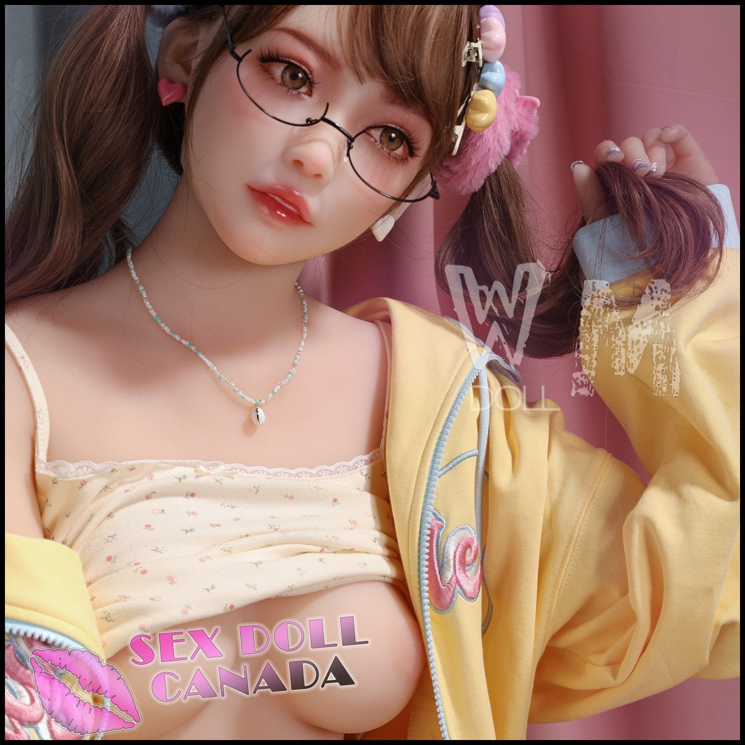 WM Doll Realistic Sex Doll Big Tits Breasts Asian Japanese Chinese Brunette Hair