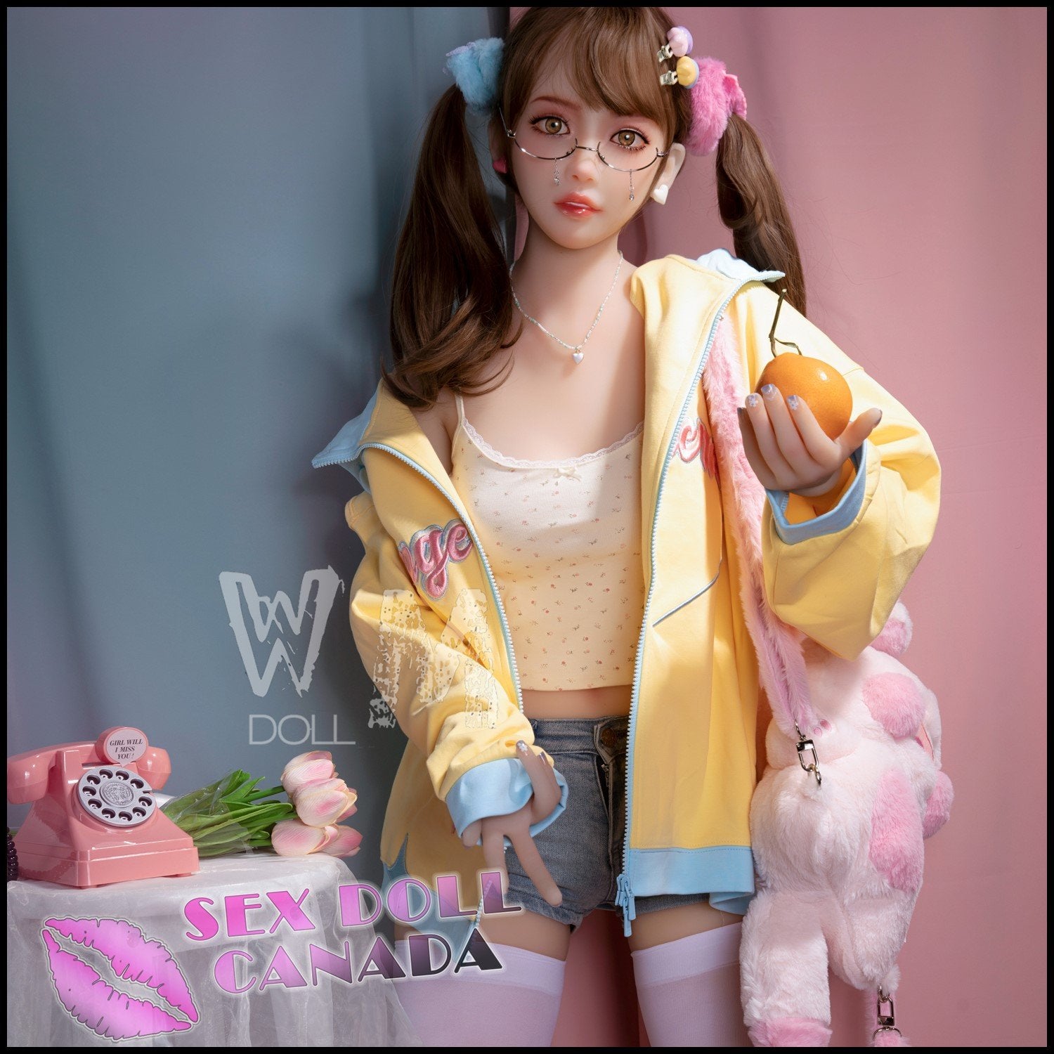 WM Doll Realistic Sex Doll Brunette Hair Big Tits Breasts Asian Japanese Chinese