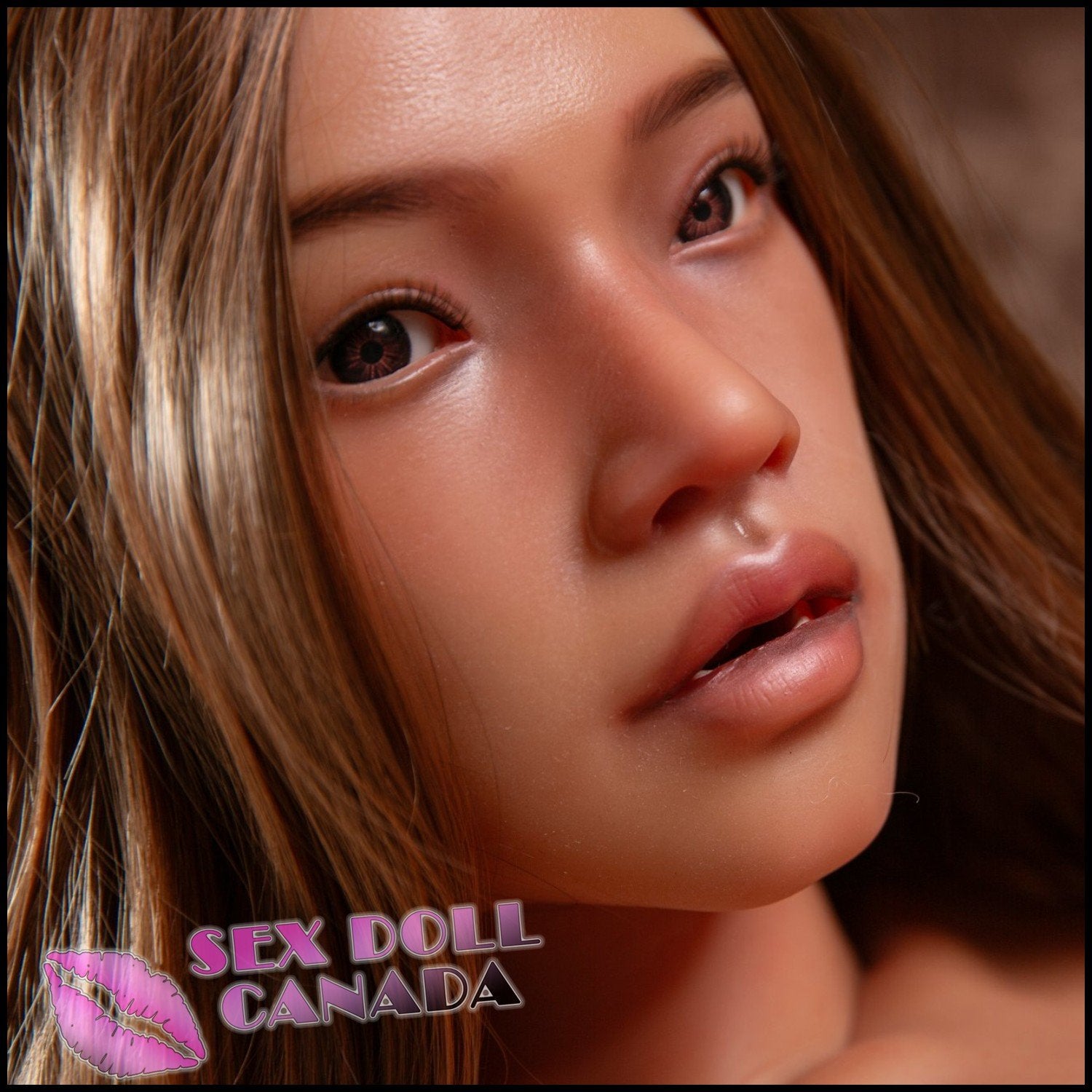 YL Realistic Sex Doll Western American BBW Chubby Fat Brunette Hair