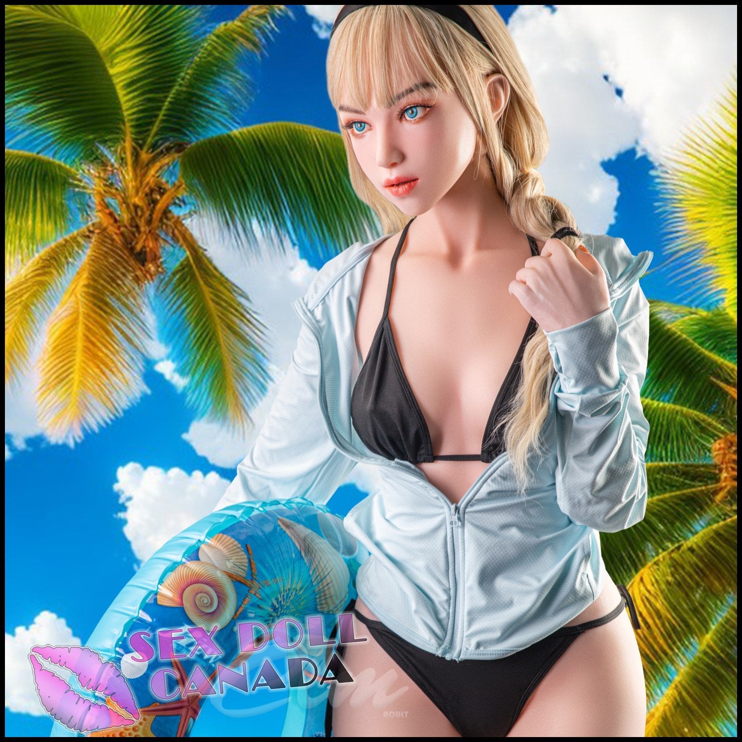 Climax Realistic Sex Doll Big Tits Breasts Small Waist Blonde Hair