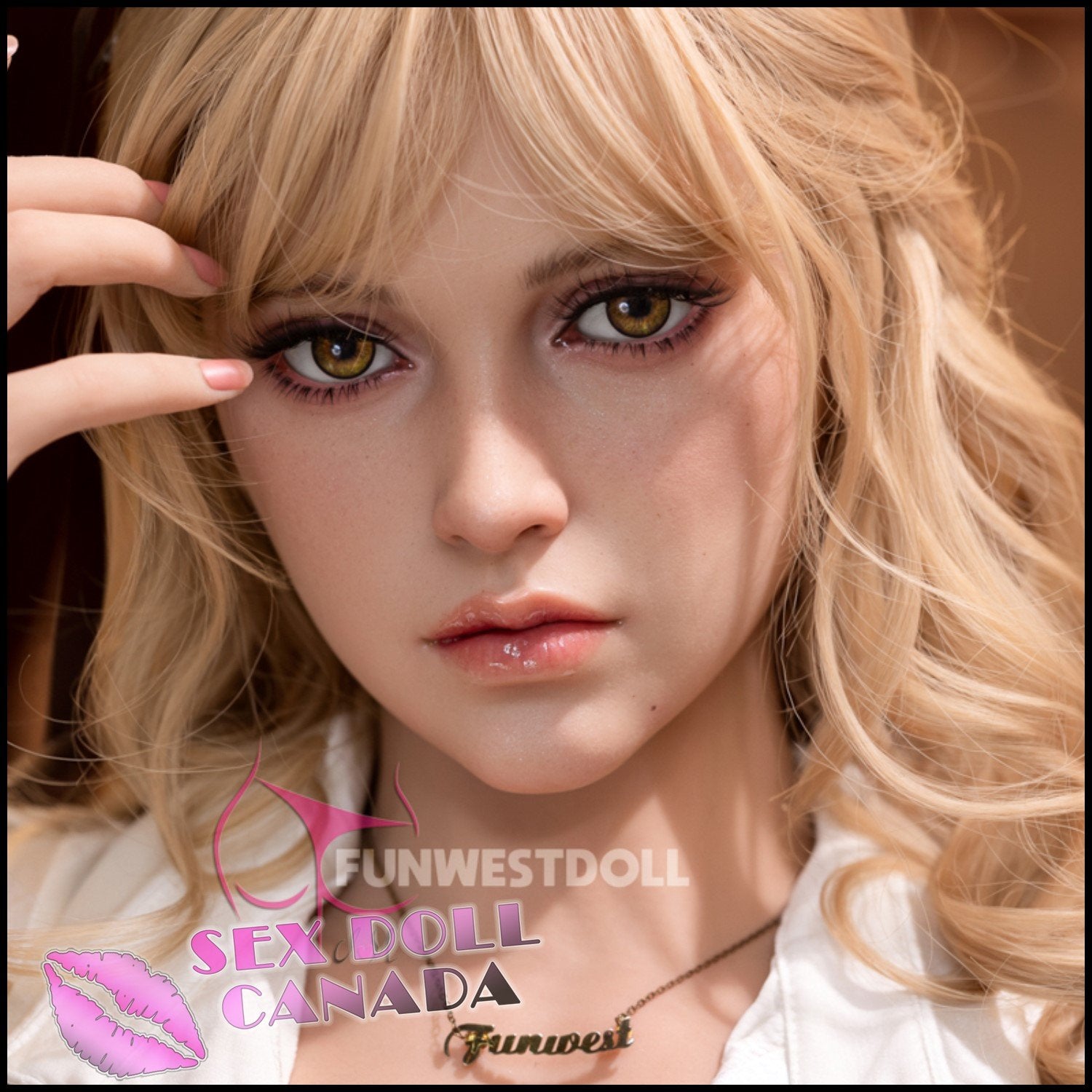 FunWestDoll Realistic Sex Doll Big Ass Butt Curvy Full Body Blonde Hair