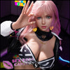 FunWestDoll Realistic Sex Doll Pink Purple Hair Small Waist Big Ass Butt