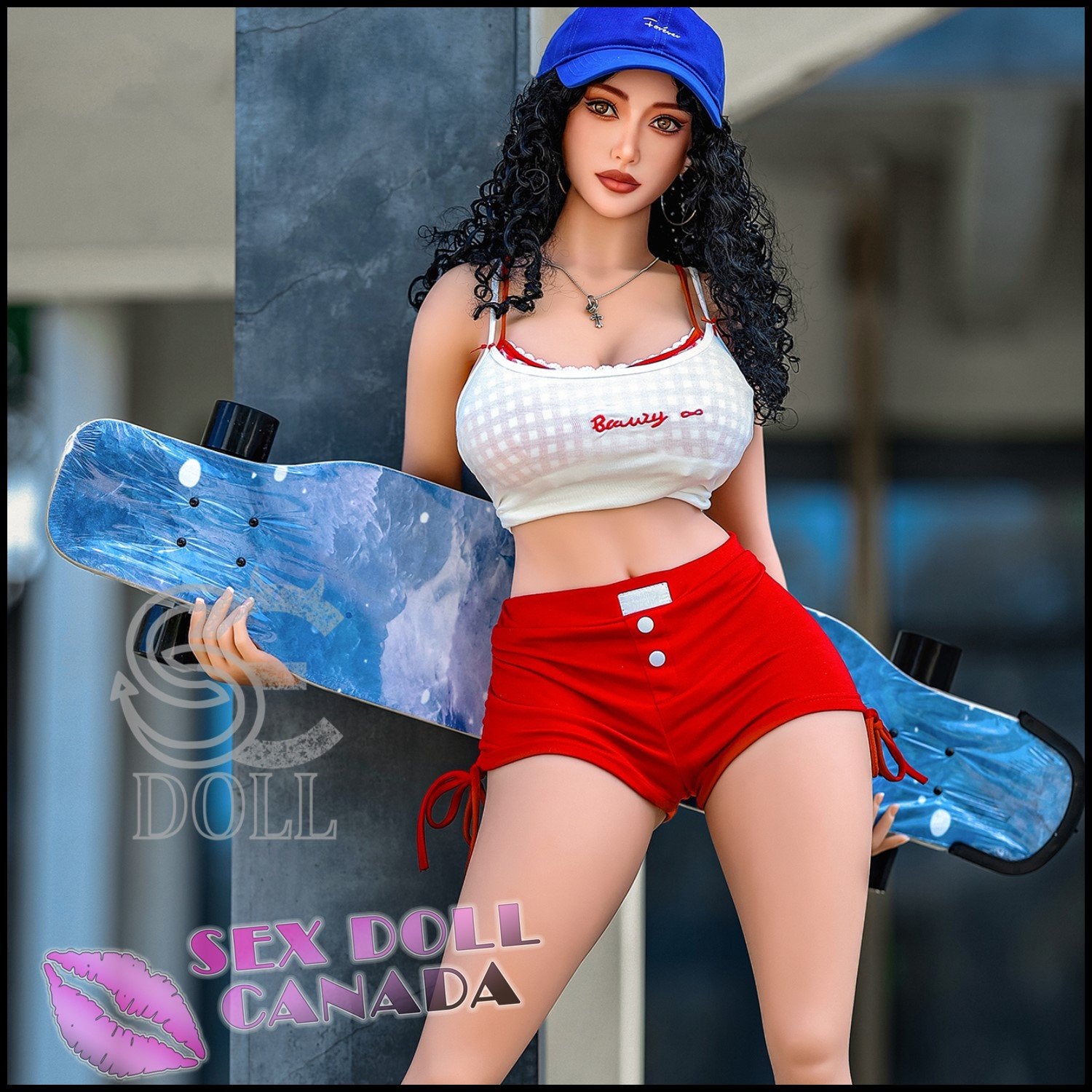 SE DOLL Realistic Sex Doll Huge Tits Boobs Black Hair Western American