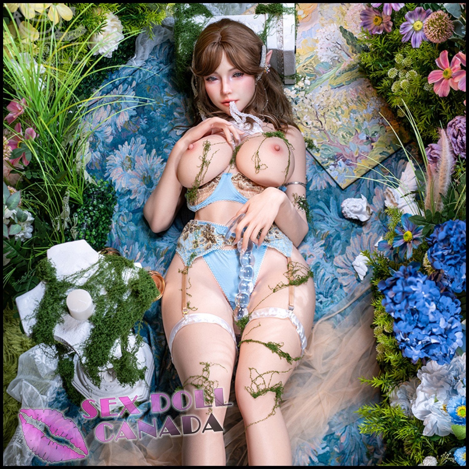 SE Doll Realistic Sex Doll Brunette Hair Western American Thick Thighs