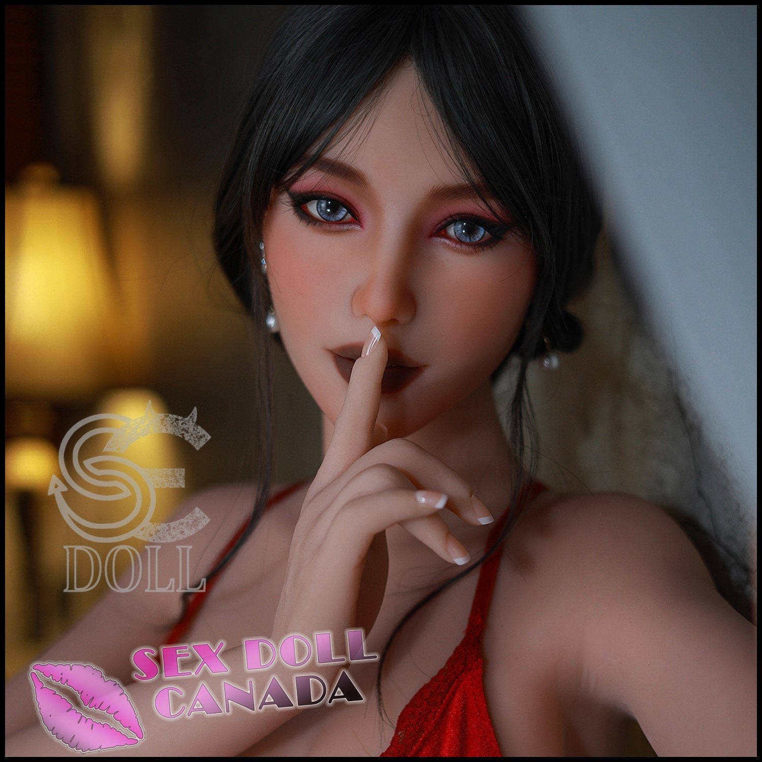 SE DOLL Realistic Sex Doll Western American Curvy Full Body Brunette Hair