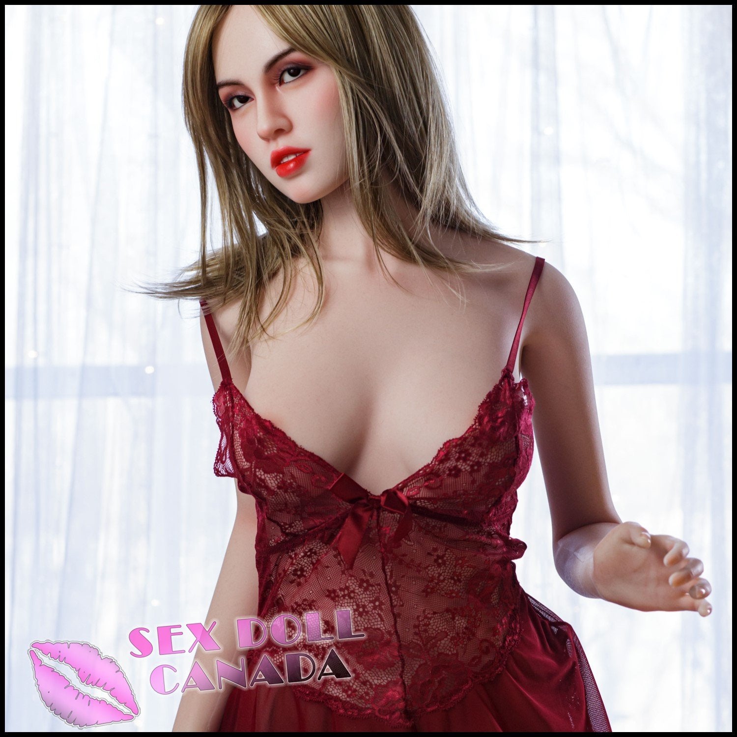 SM Realistic Sex Doll Fit Athletic Western American Blonde Hair