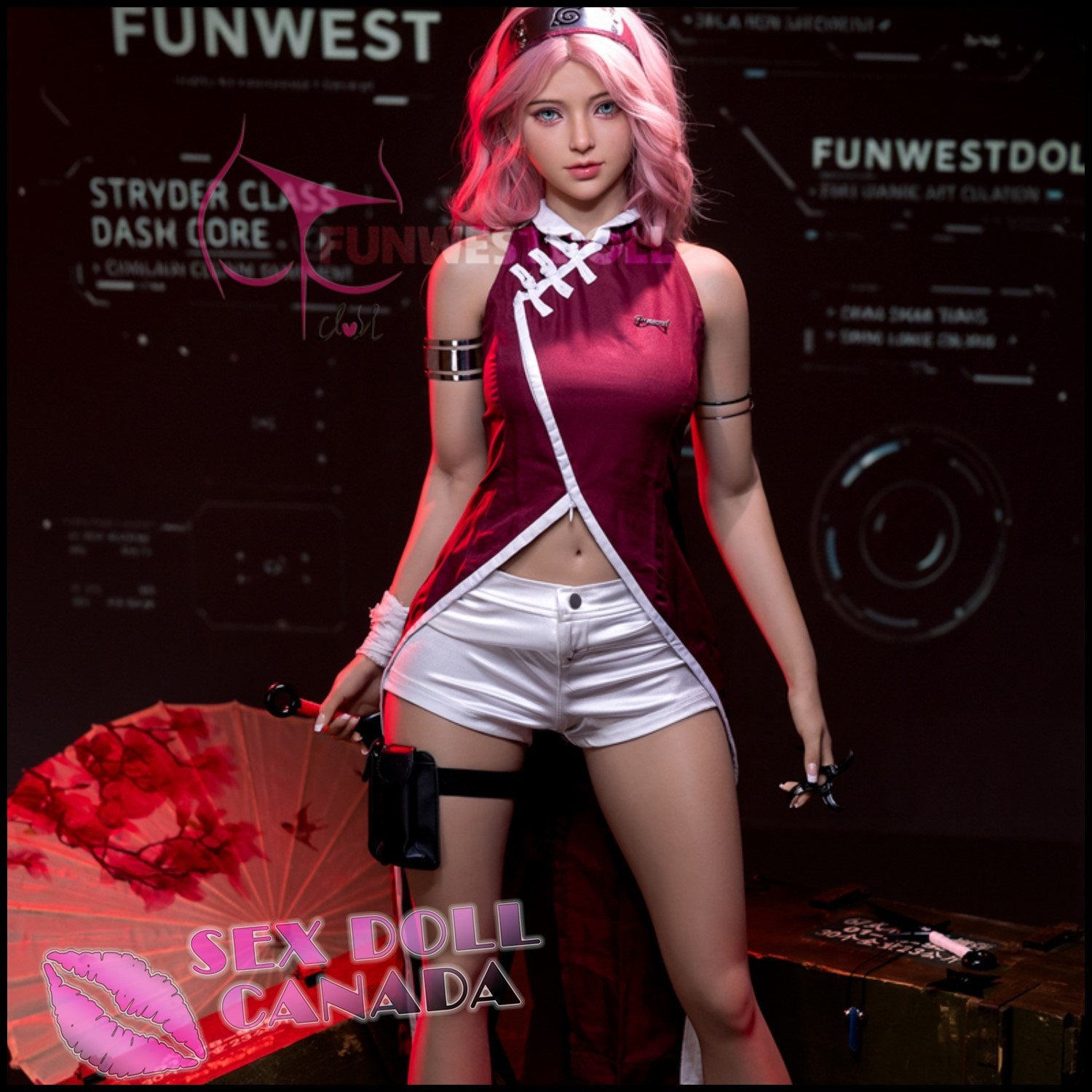 FunWestDoll Realistic Sex Doll Small Waist Small Tits Boobs Big Ass Butt