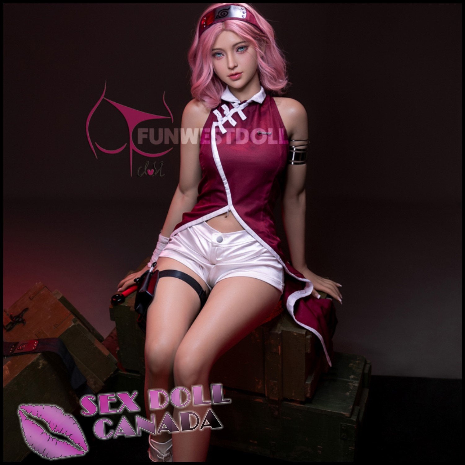 FunWestDoll Realistic Sex Doll Big Ass Butt Small Tits Boobs Small Waist