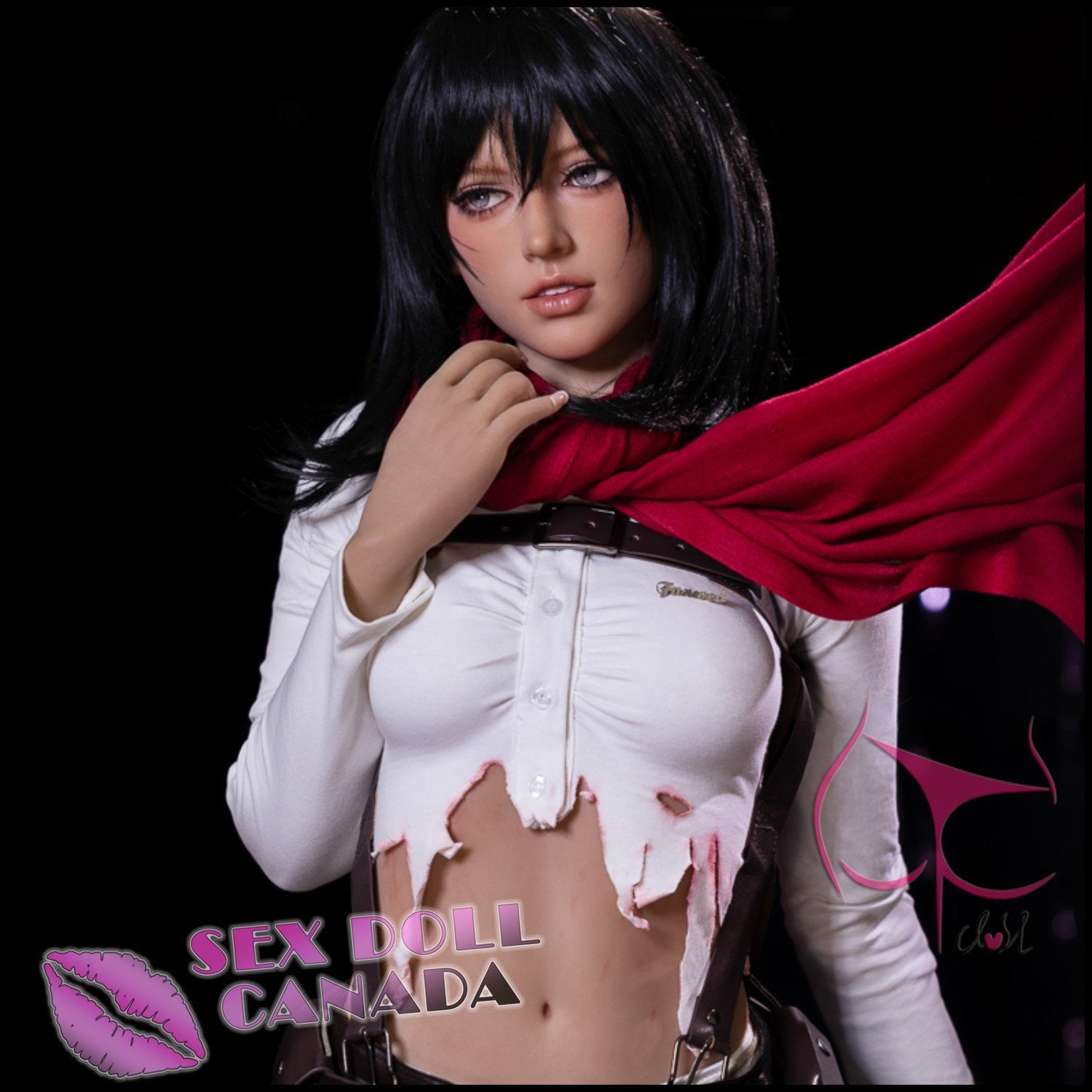 FunWestDoll Realistic Sex Doll Big Ass Butt Western American Black Hair