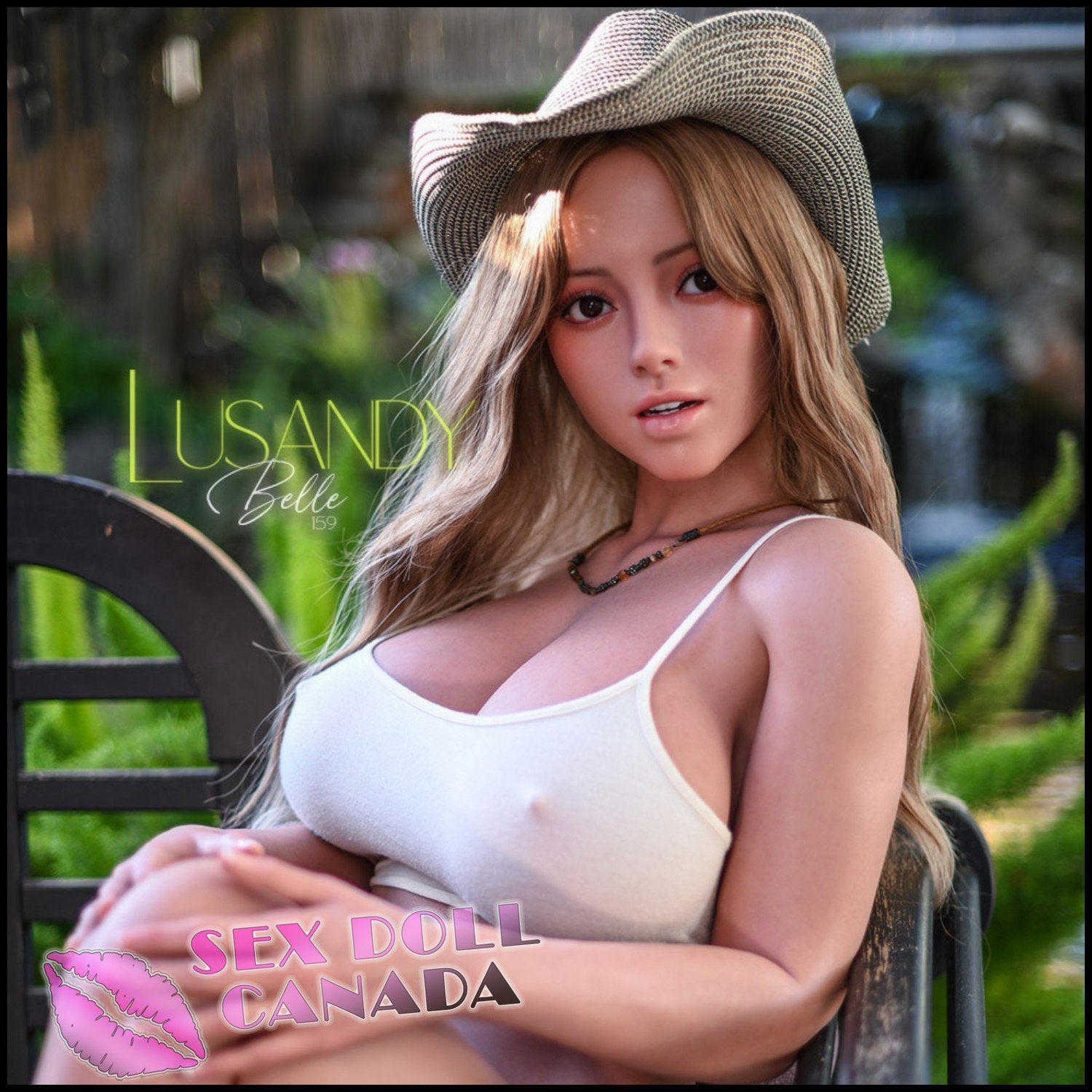 Lusandy Realistic Sex Doll Curvy Full Body Huge Tits Boobs Blonde Hair