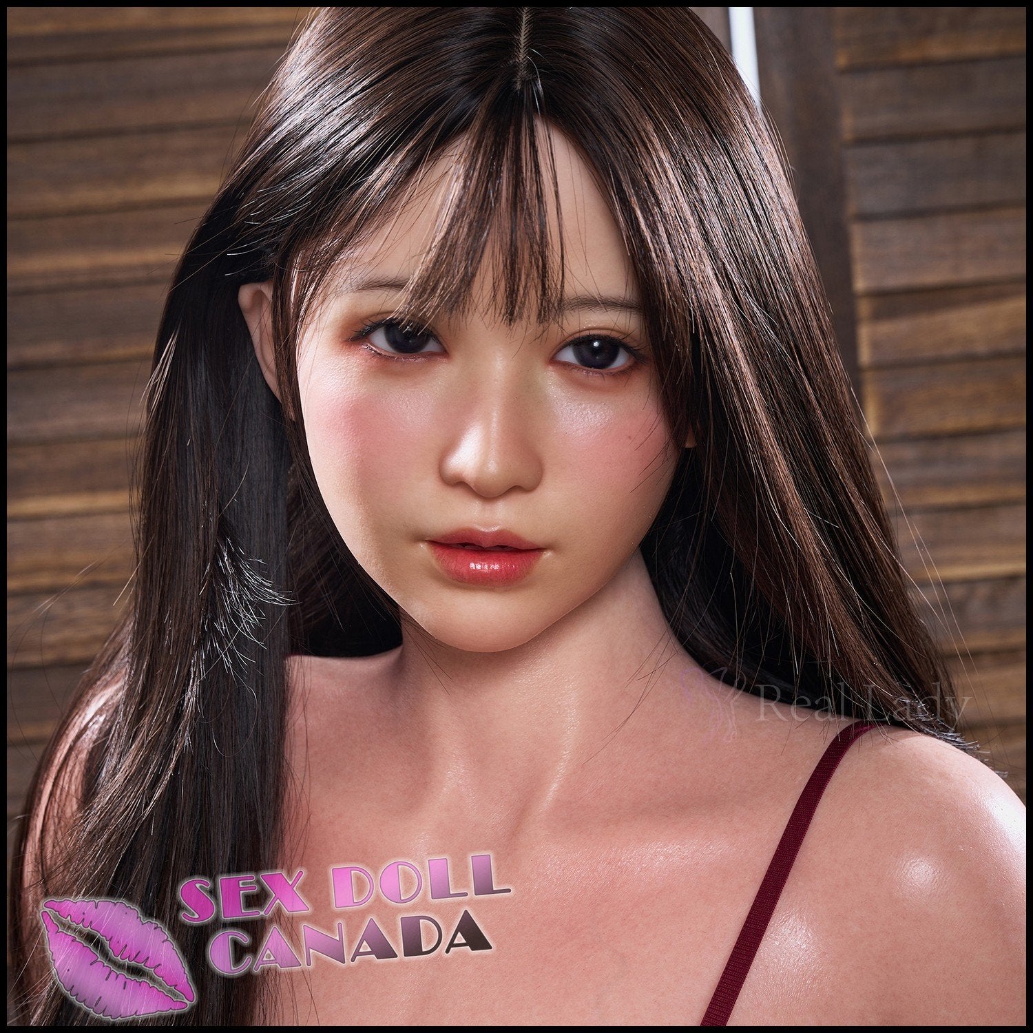 Real Lady Realistic Sex Doll Asian Japanese Chinese Curvy Full Body Black Hair