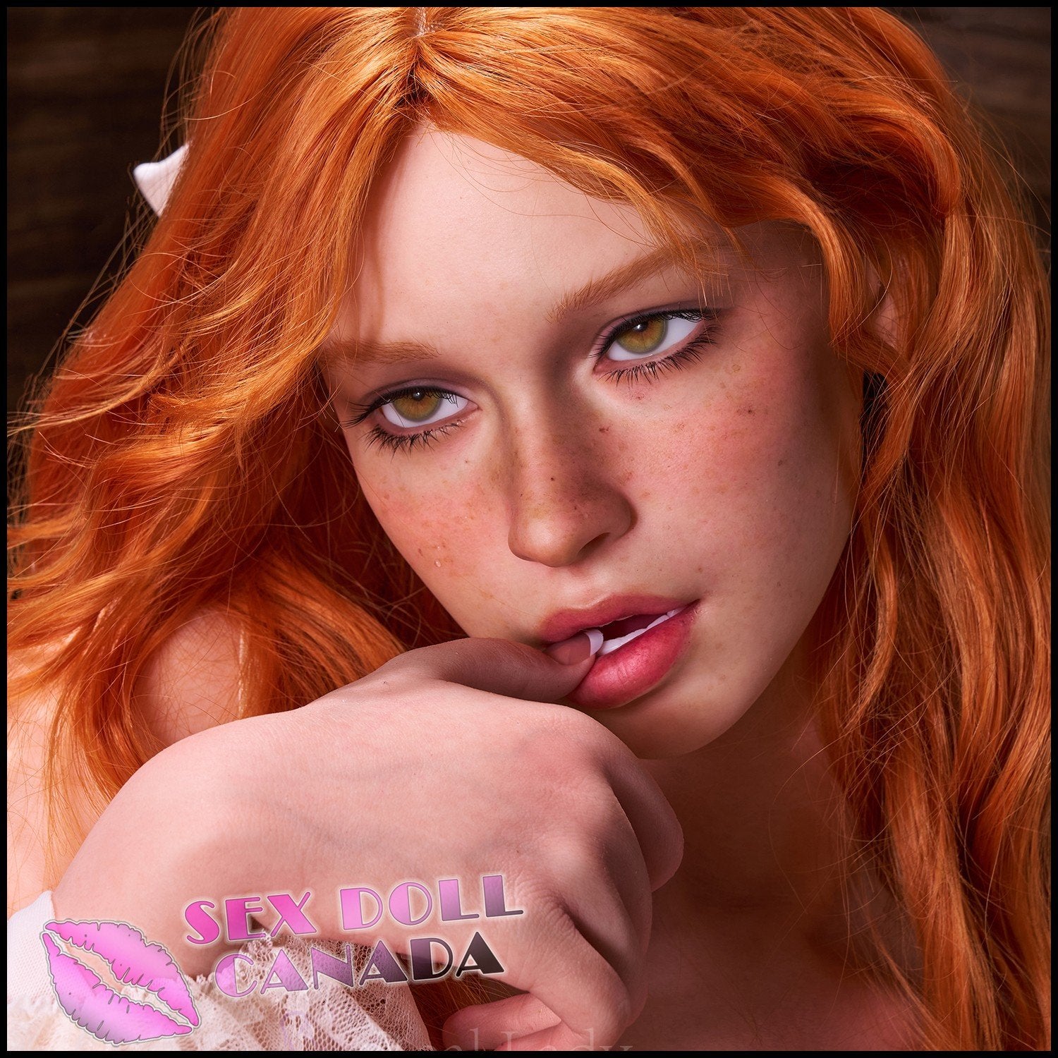 Real Lady Realistic Sex Doll Red Head Western American Russian German