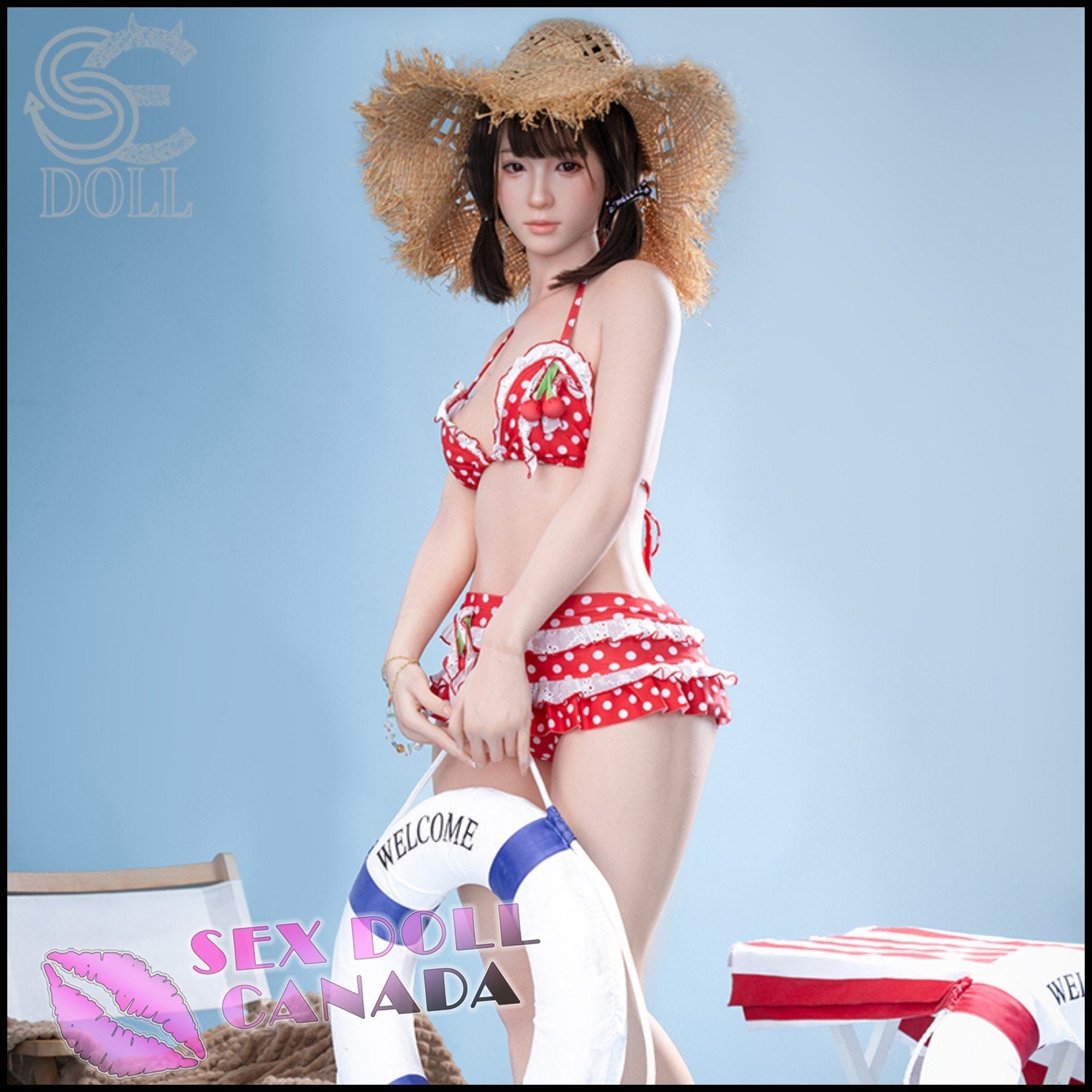 SE Doll Realistic Sex Doll Small Tits Boobs Brunette Hair Asian Japanese Chinese