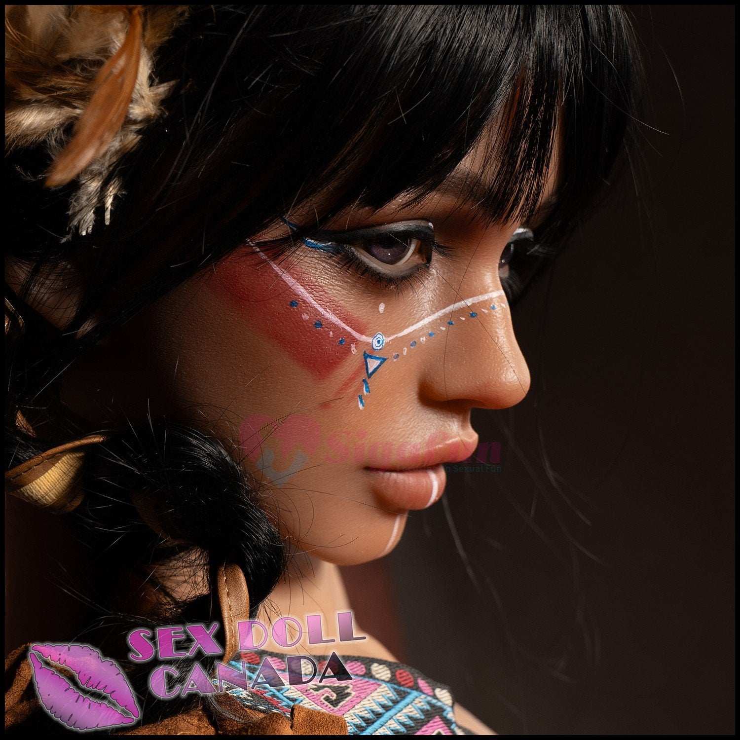 Sigafun Realistic Sex Doll Black Ebony African Big Ass Butt Small Waist