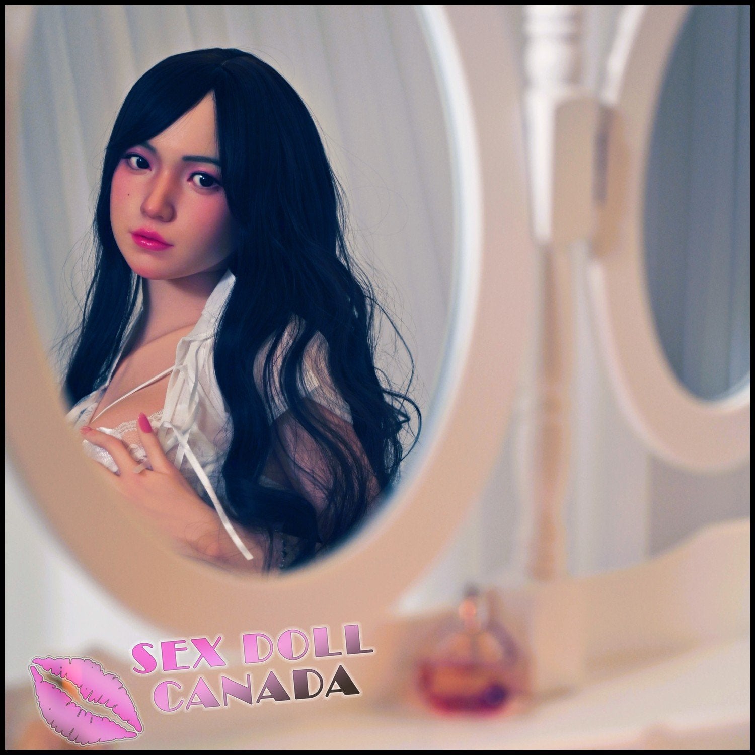 Zelex Realistic Sex Doll Asian Japanese Chinese Curvy Full Body Black Hair