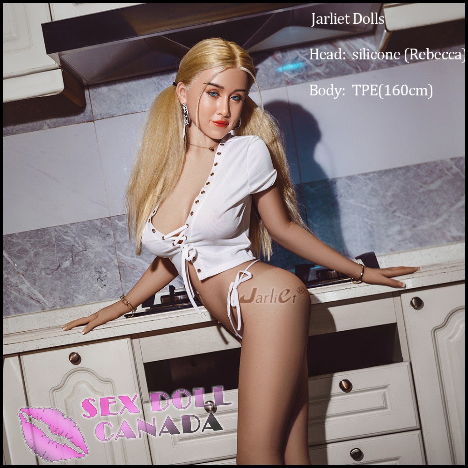 Jarliet Realistic Sex Doll Fit Athletic Blonde Hair Russian German