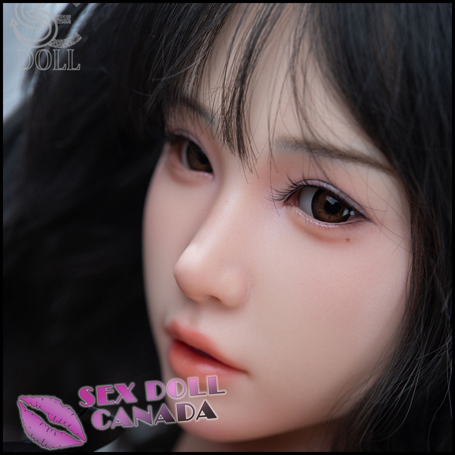 SE Doll Realistic Sex Doll Brunette Hair Fit Athletic Black Hair