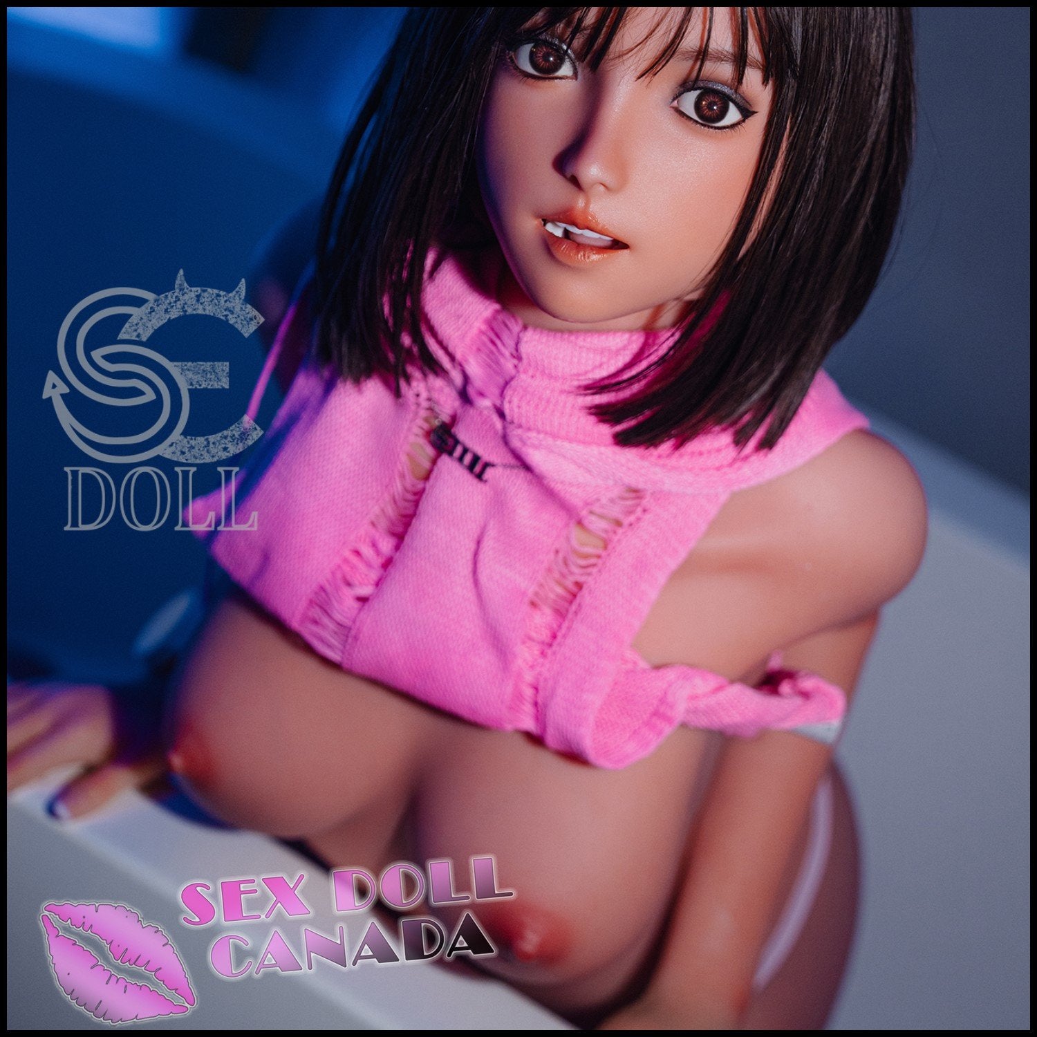 SE DOLL Realistic Sex Doll Big Tits Breasts Black Hair Big Tits Breasts