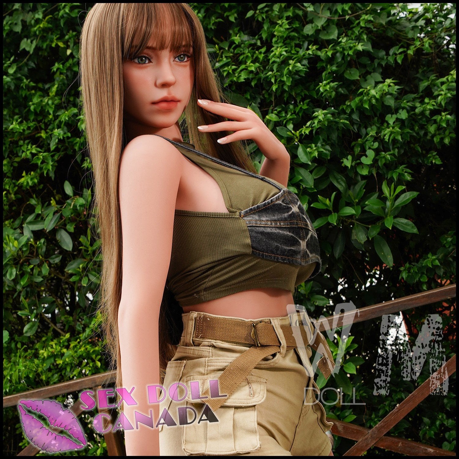 WM Doll Realistic Sex Doll Huge Tits Boobs Brunette Hair Western American