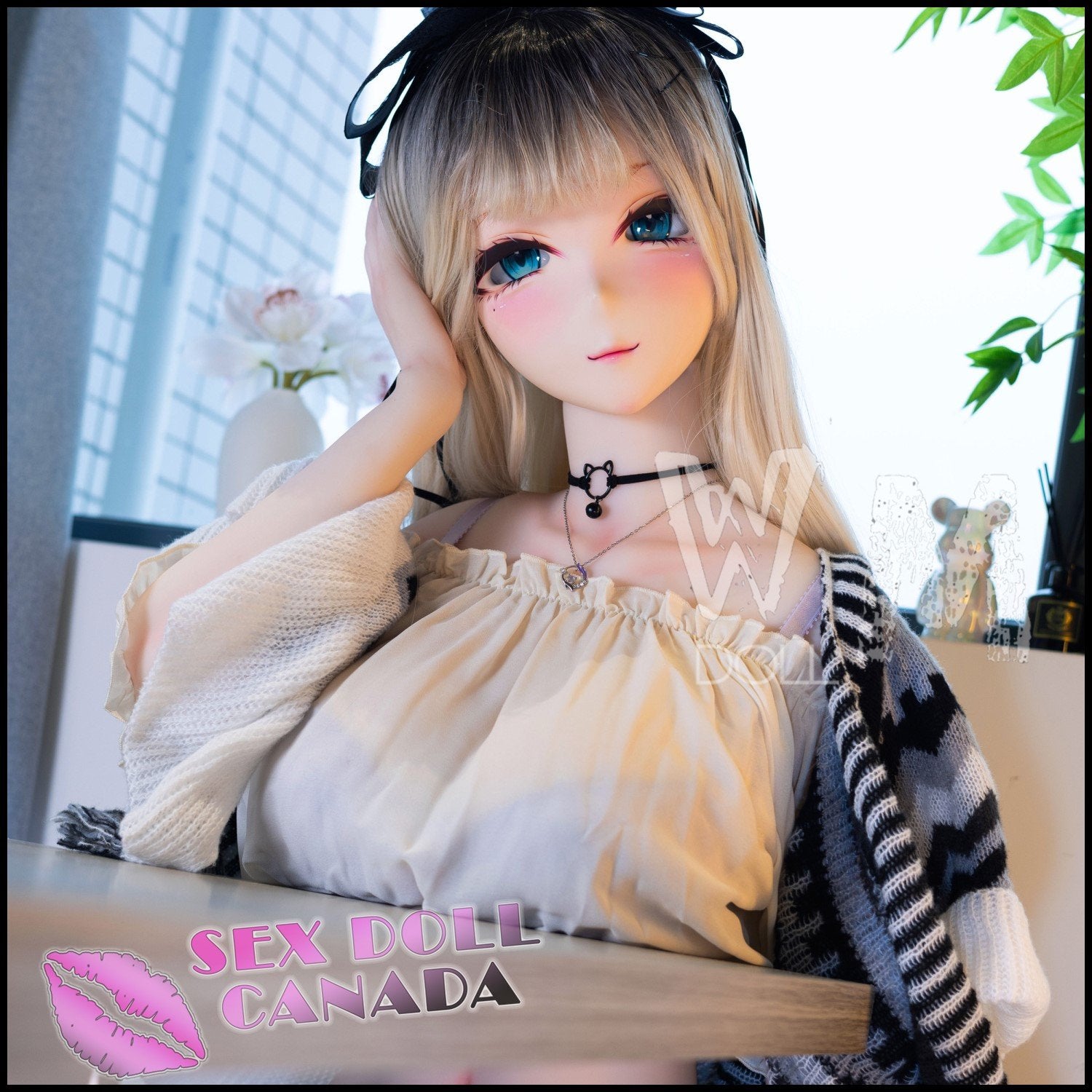 WM Doll Realistic Sex Doll Huge Tits Boobs Blonde Hair Asian Japanese Chinese