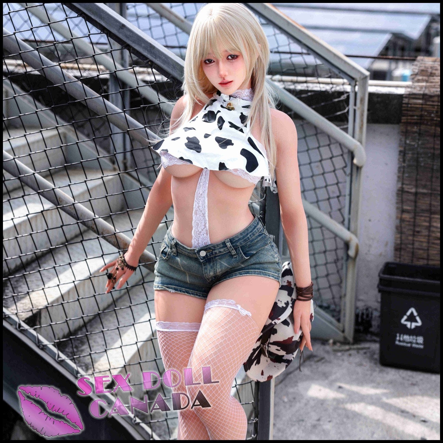 XYcolo Realistic Sex Doll Fit Athletic Blonde Hair Big Tits Breasts