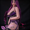 FunWestDoll Realistic Sex Doll Big Tits Breasts Curvy Full Body Pink Purple Hair