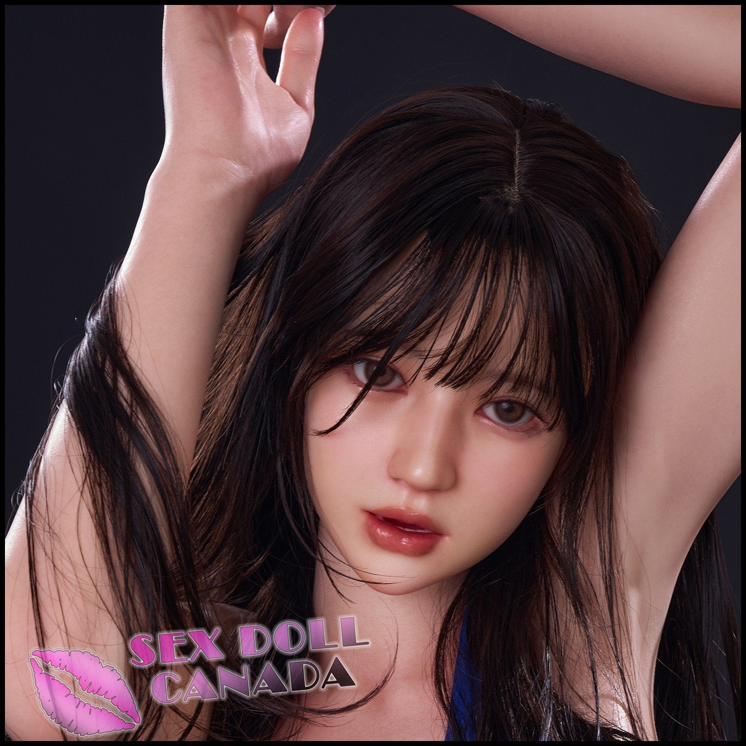 IRONTECH Realistic Sex Doll Brunette Hair Thick Thighs Curvy Full Body