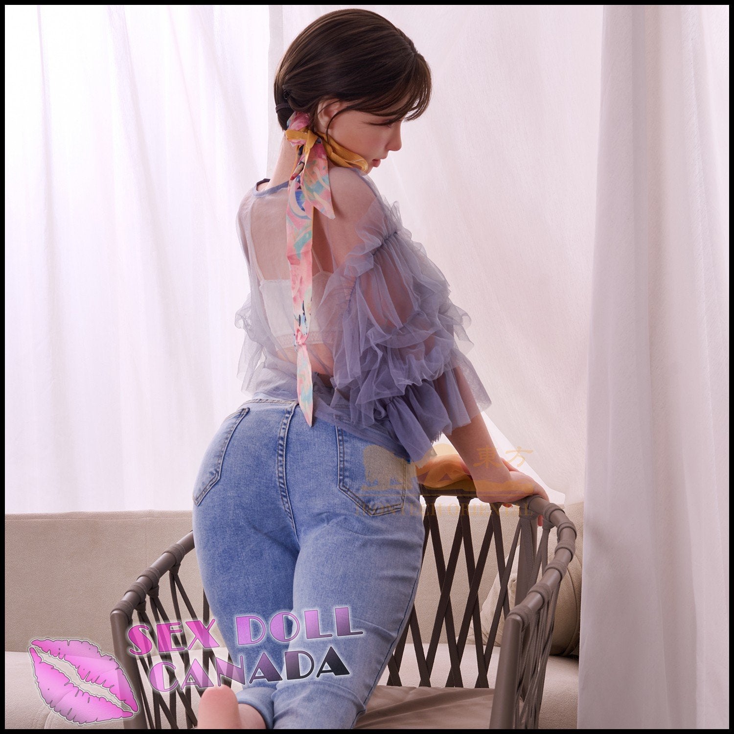 IRONTECH Realistic Sex Doll (Sticker) New Small Waist Asian Japanese Chinese