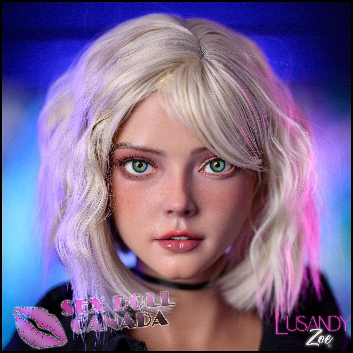 Lusandy Realistic Sex Doll Western American Gray Silver White Hair Russian German
