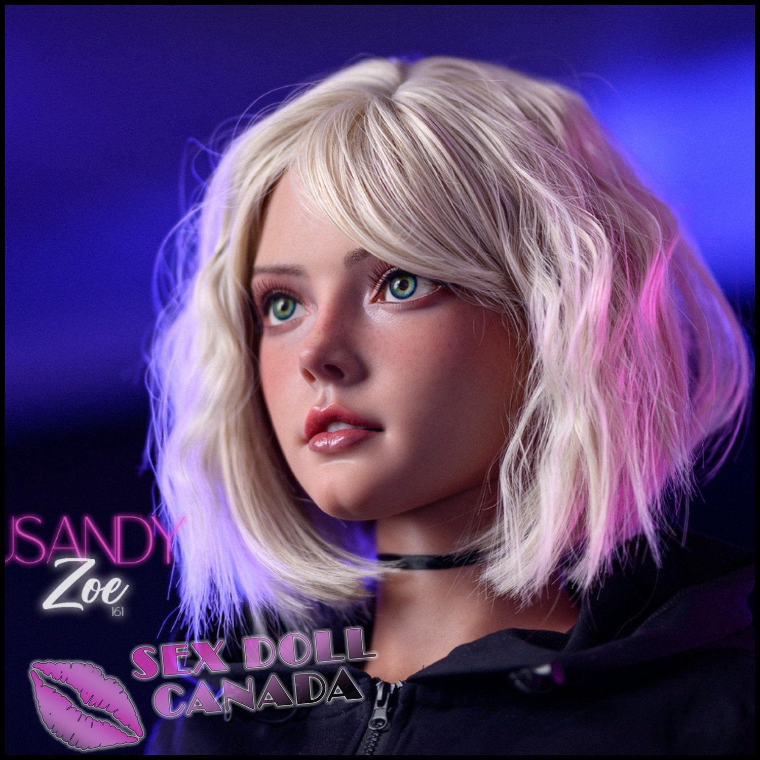 Lusandy Realistic Sex Doll Western American Gray Silver White Hair Big Tits Breasts