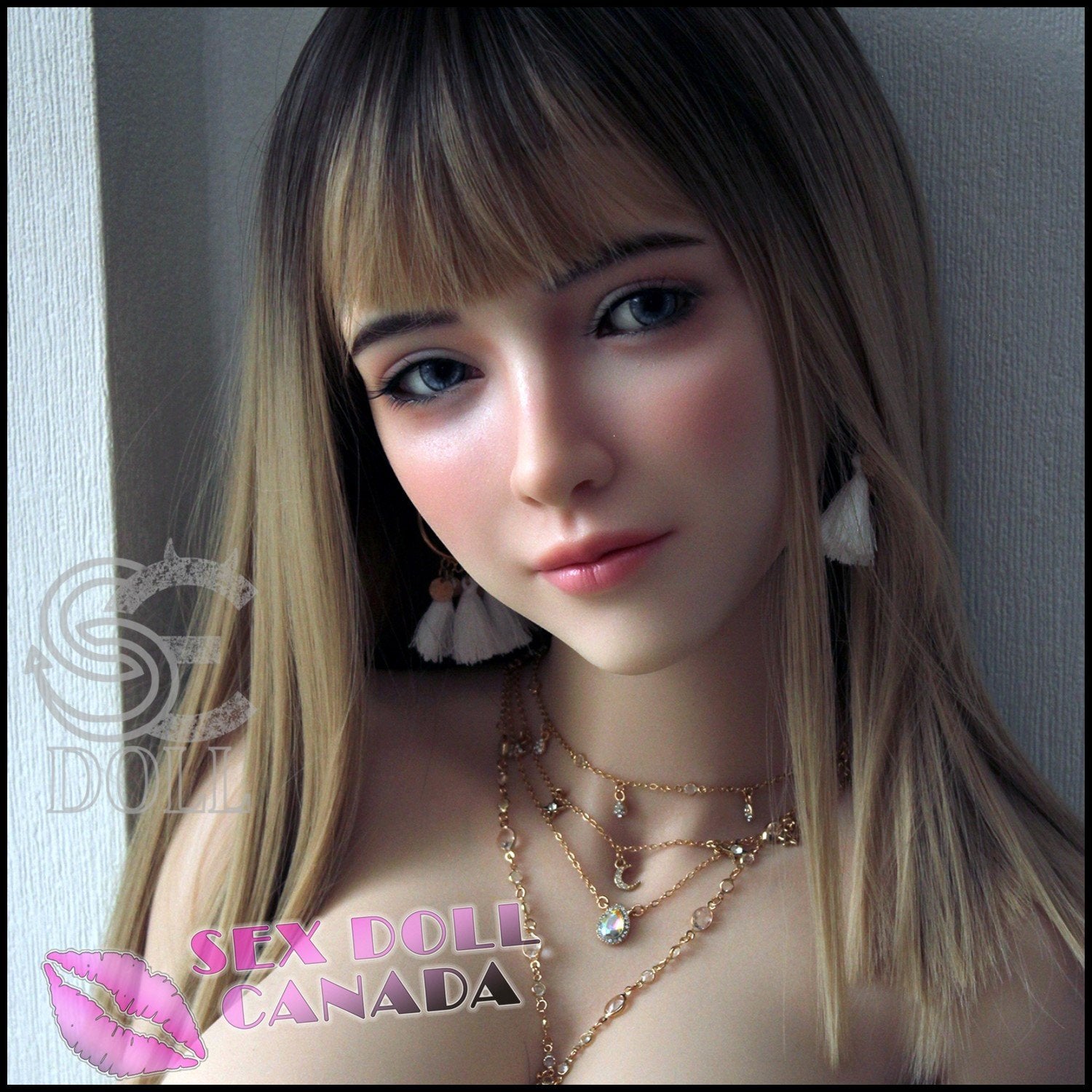 SE DOLL Realistic Sex Doll Blonde Hair Small Waist Big Ass Butt