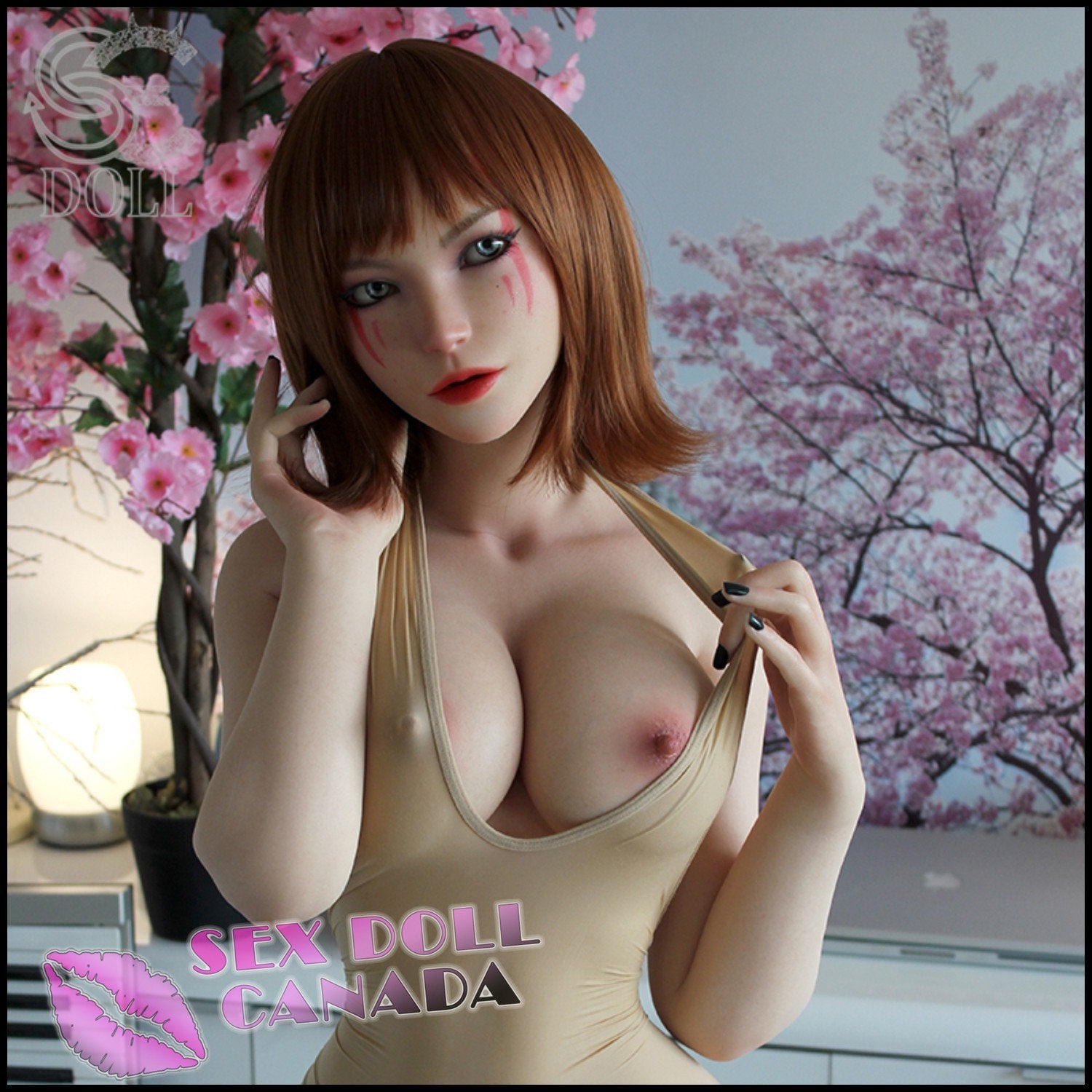 SE DOLL Realistic Sex Doll Small Waist Big Tits Breasts Big Ass Butt
