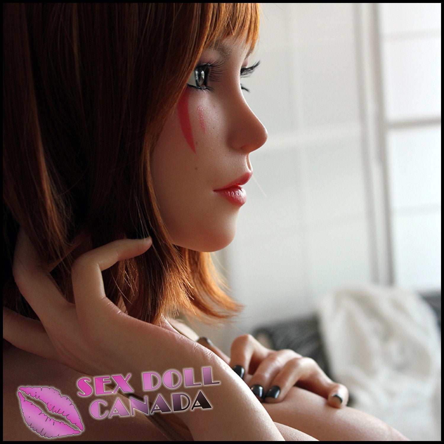 SE DOLL Realistic Sex Doll Asian Japanese Chinese Curvy Full Body Red Head