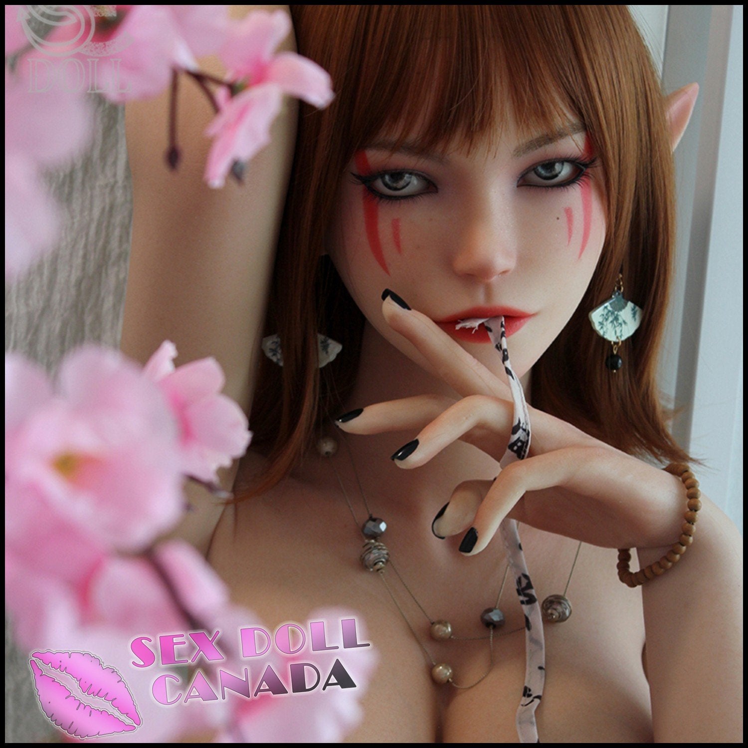 SE DOLL Realistic Sex Doll Asian Japanese Chinese Red Head Big Tits Breasts