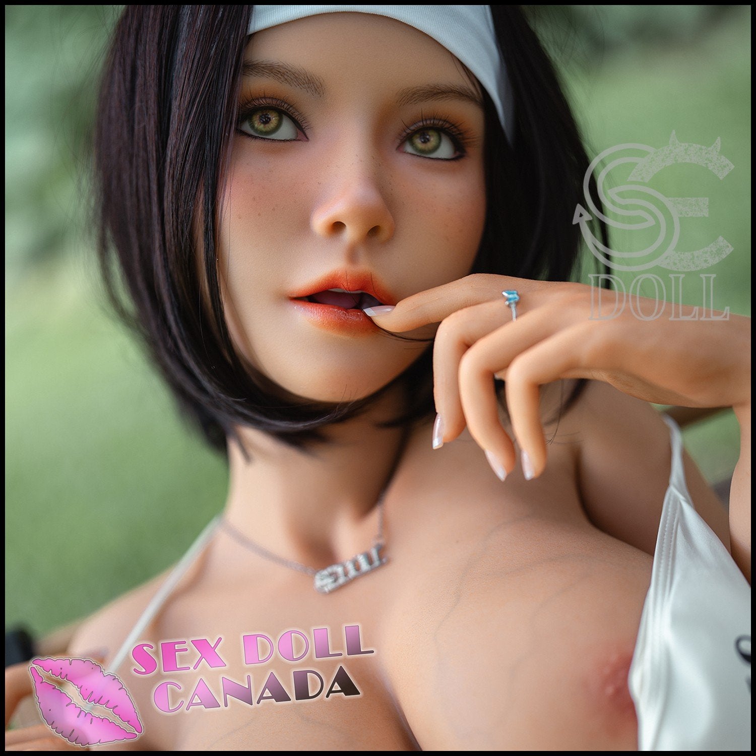 SE DOLL Realistic Sex Doll Curvy Full Body Black Hair Big Ass Butt