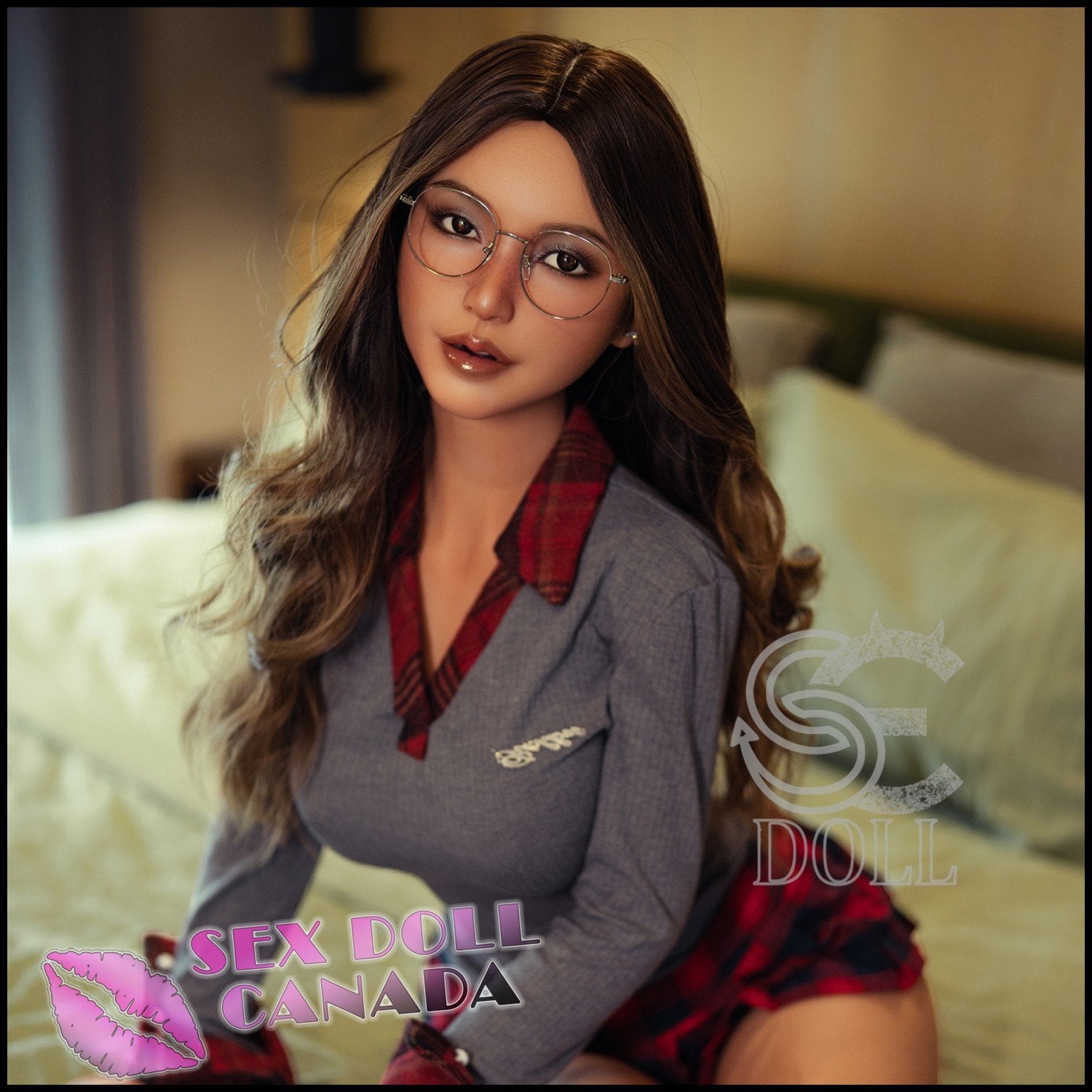 SE DOLL Realistic Sex Doll Big Tits Breasts Small Waist Brunette Hair