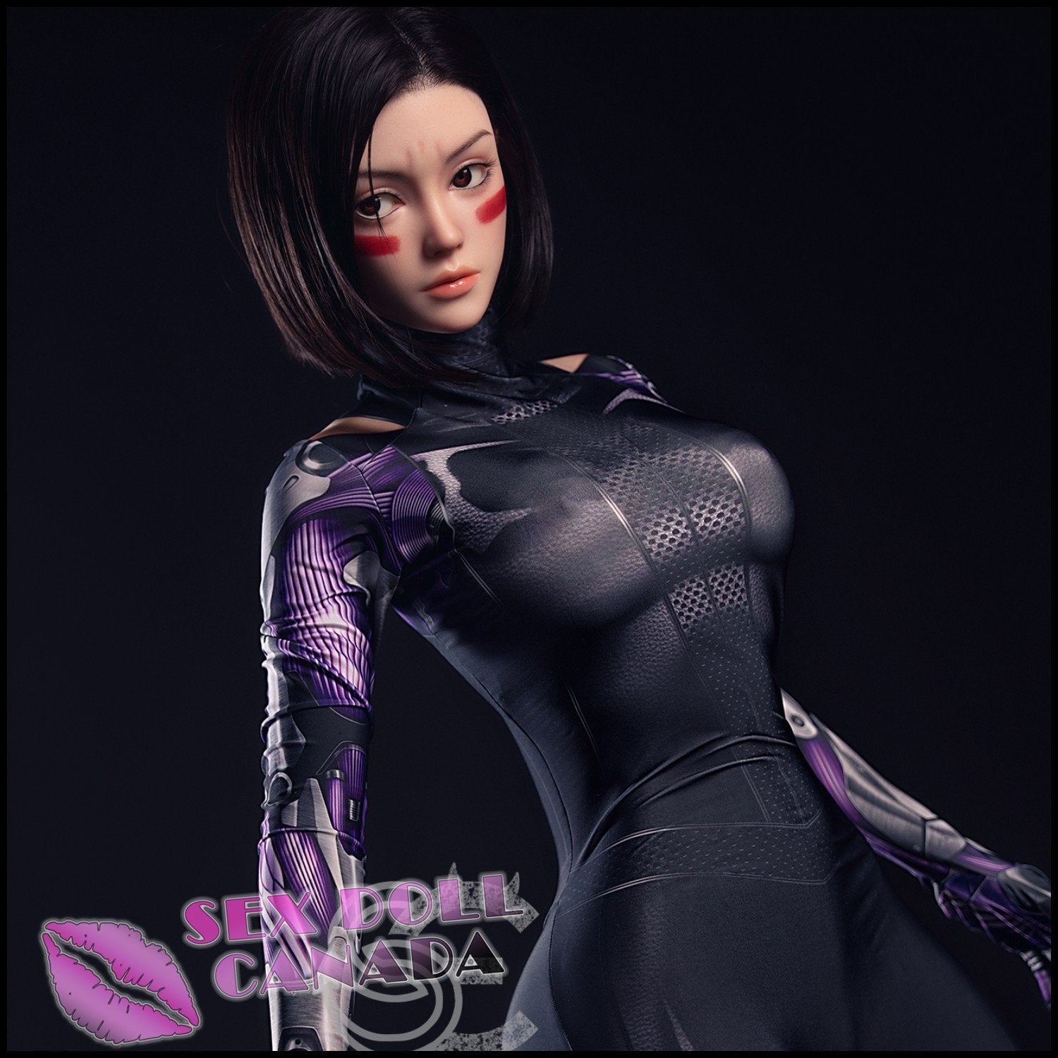 SE DOLL Realistic Sex Doll Western American Black Hair Russian German