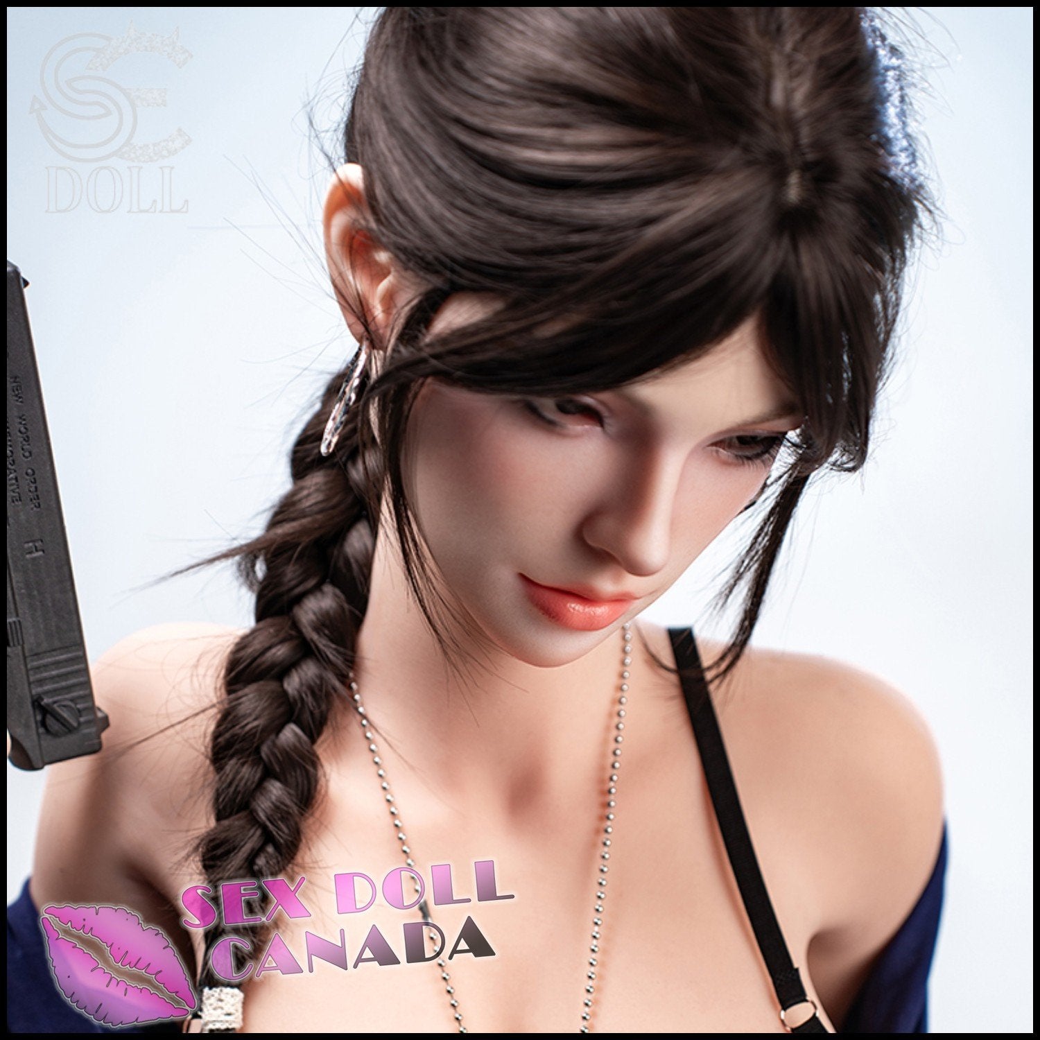 SE Doll Realistic Sex Doll Black Hair Indian Arab Brown Black Hair