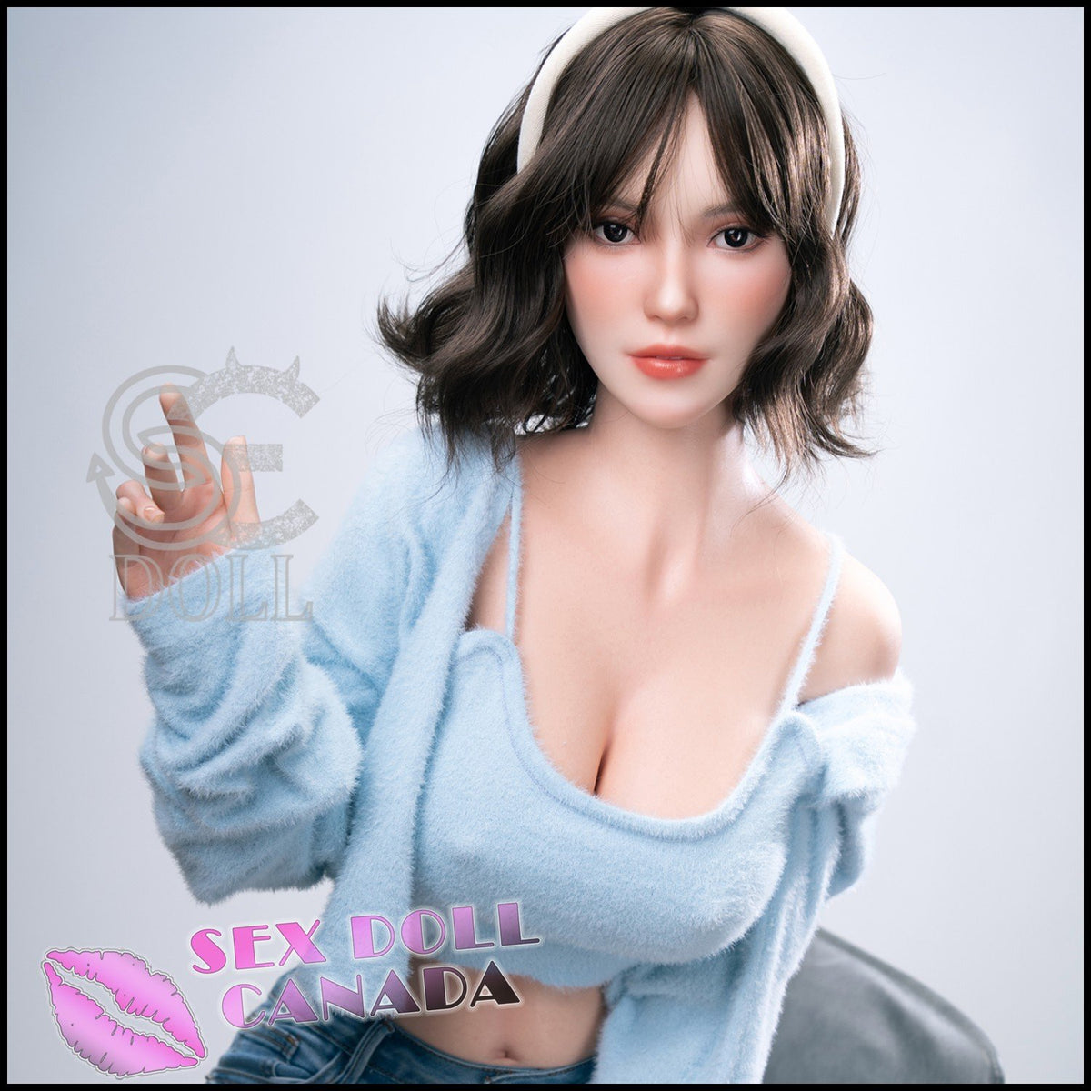 161 (5'3") E-Cup Syliva. A (Head #021SC) Full Silicone - SE Doll