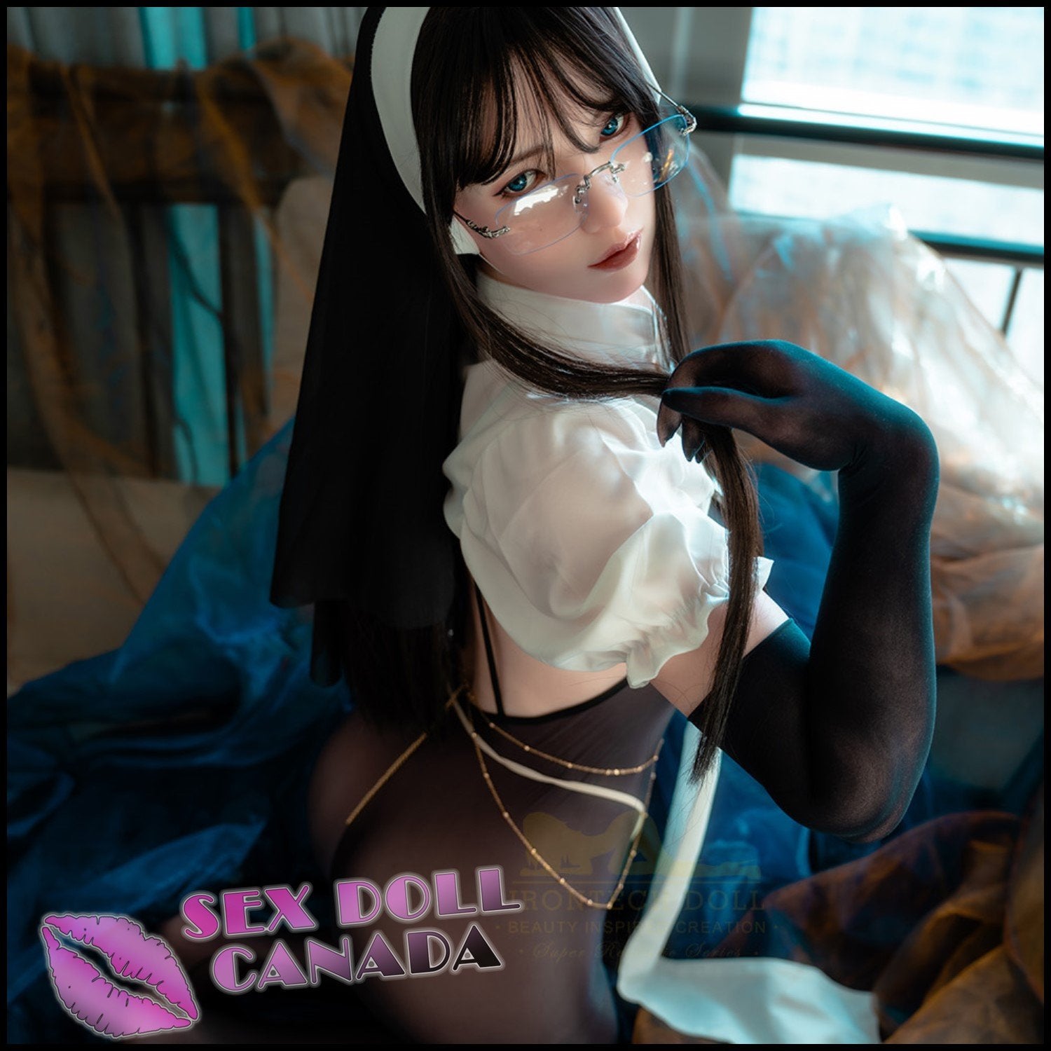 IRONTECH Realistic Sex Doll Big Tits Breasts Curvy Full Body Elf Fantasy Cosplay