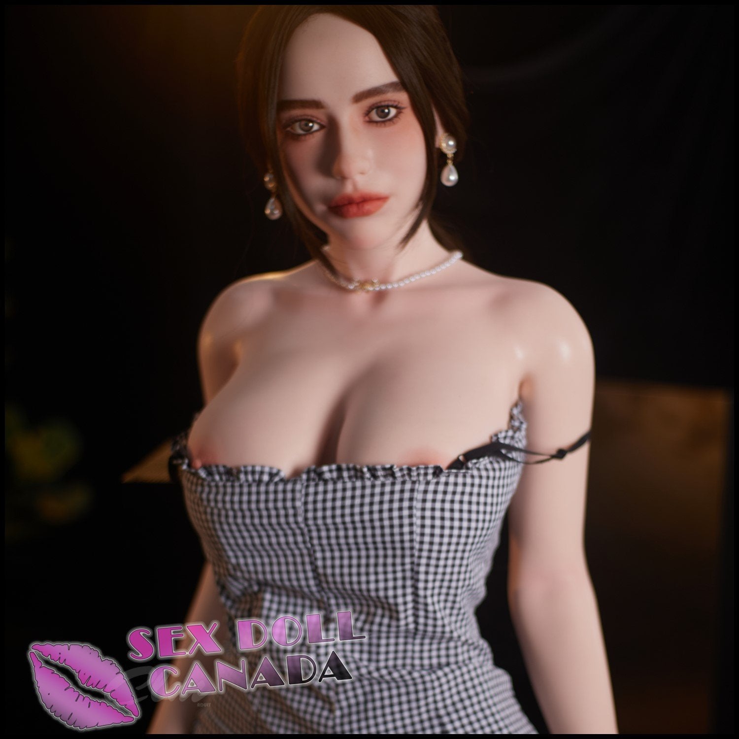 Climax Realistic Sex Doll Huge Tits Boobs Brunette Hair Curvy Full Body