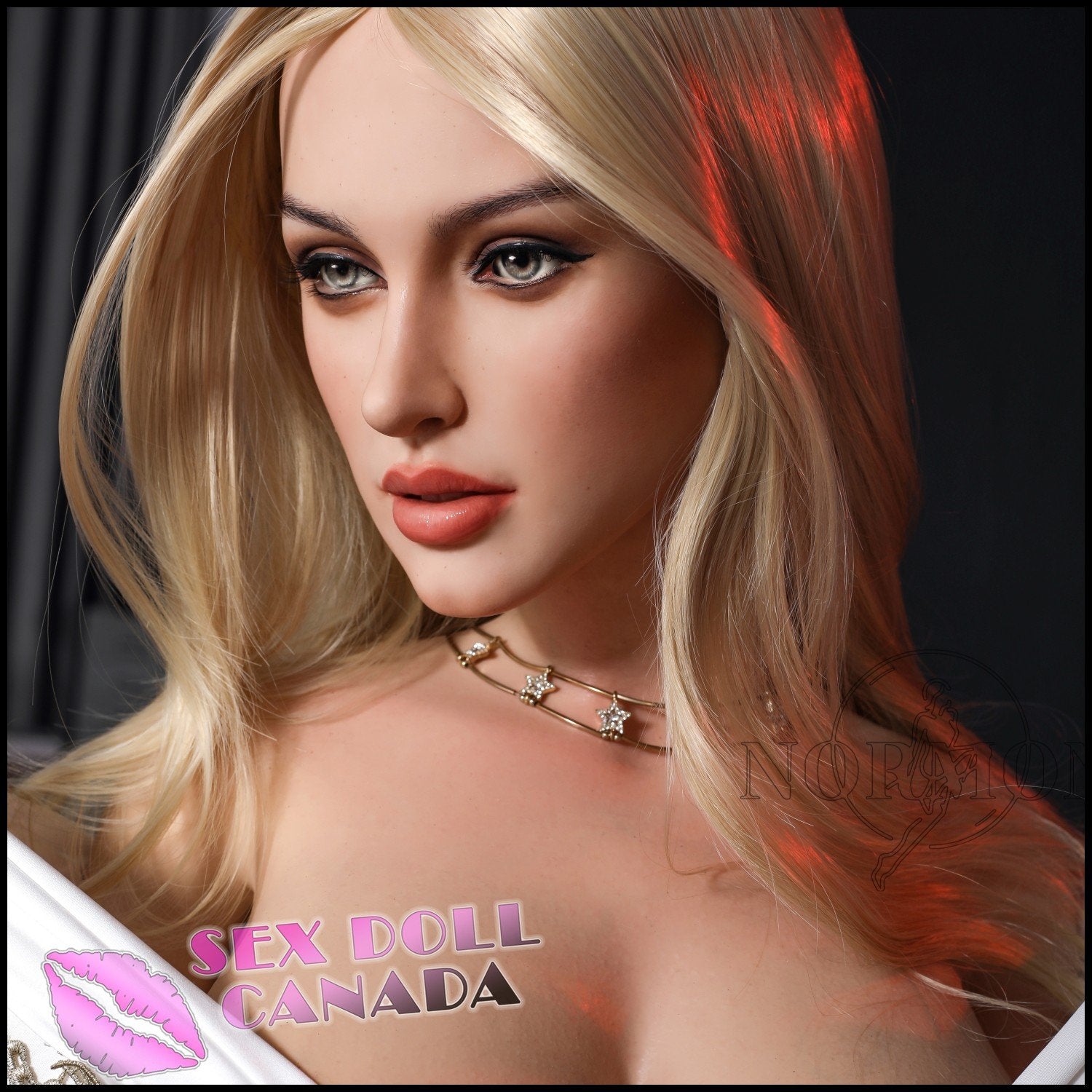 Normon Doll Realistic Sex Doll Small Waist Big Tits Breasts Red Head