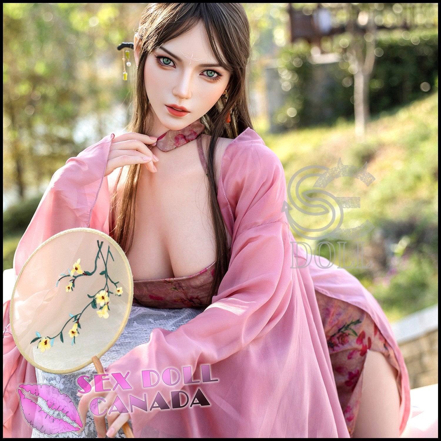 SE DOLL Realistic Sex Doll Brunette Hair Big Tits Breasts Big Tits Breasts