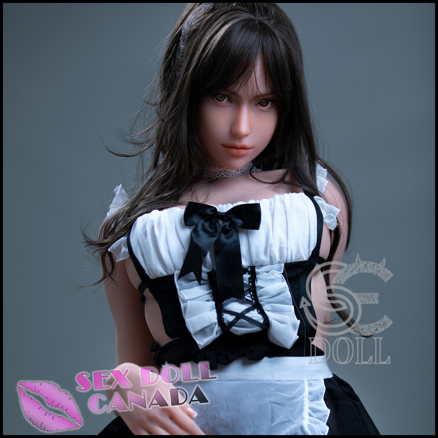 SE DOLL Realistic Sex Doll Black Hair Big Ass Butt Asian Japanese Chinese